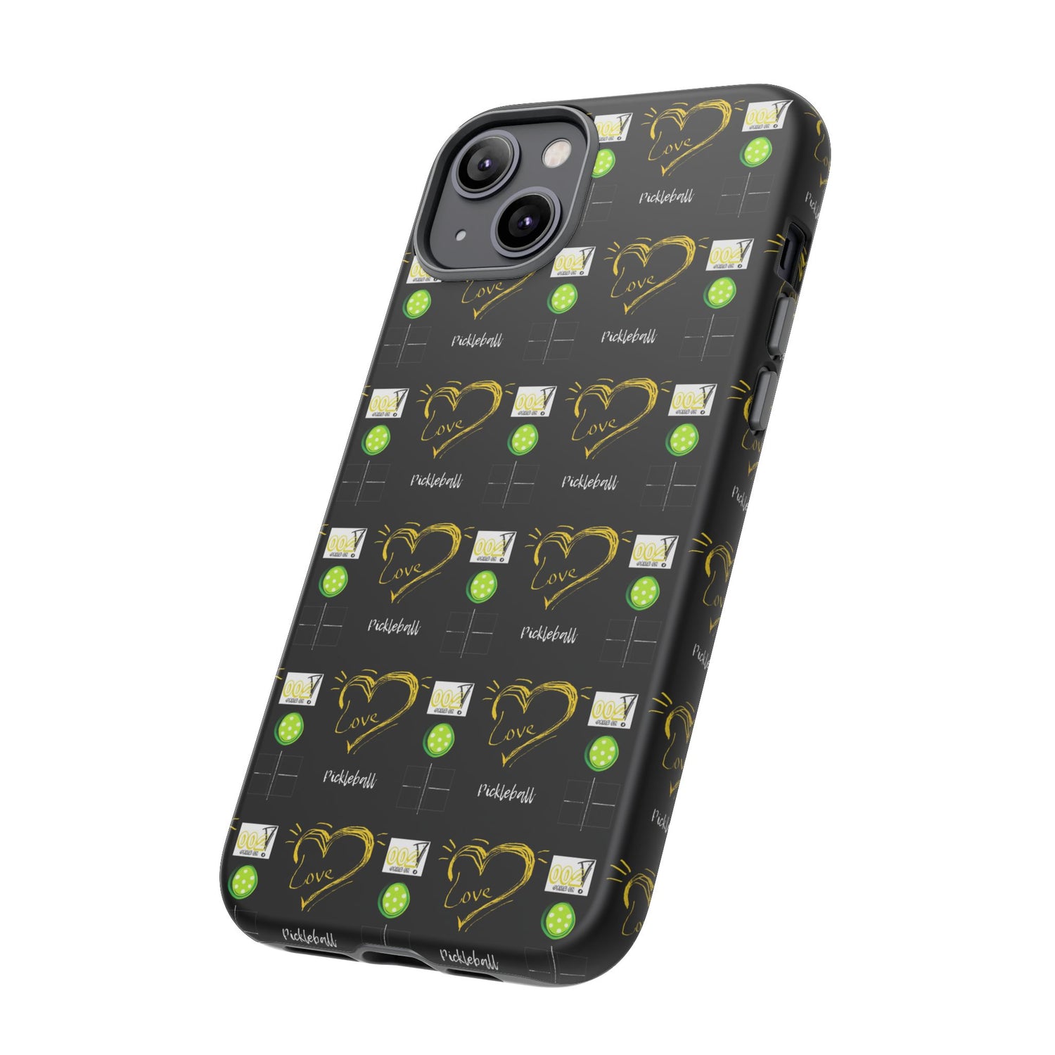 Pickleball Love Tough iPhone Case - Fun & Durable Sport Accessory