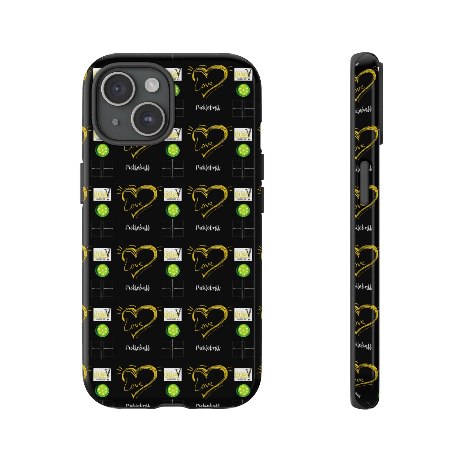 Pickleball Love Tough iPhone Case - Fun & Durable Sport Accessory