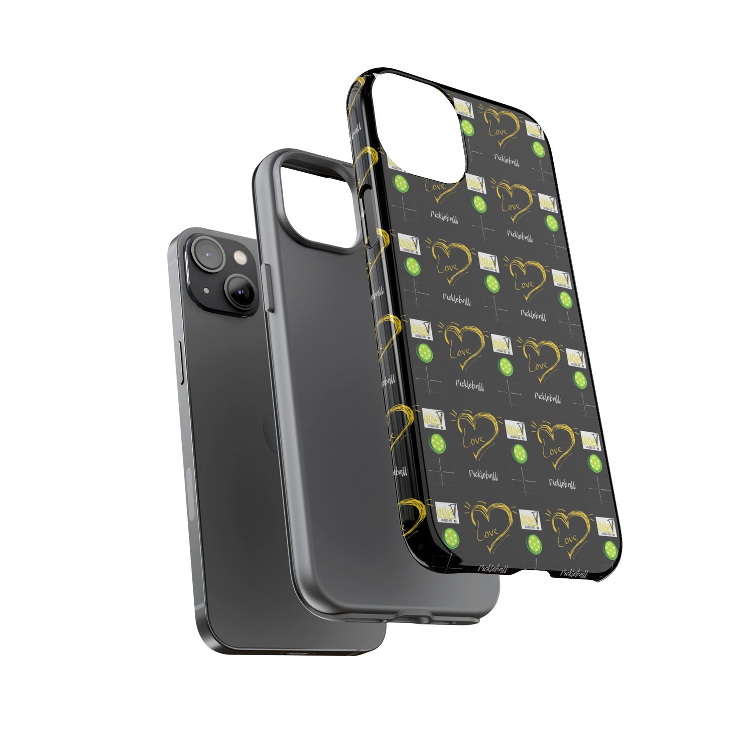 Pickleball Love Tough iPhone Case - Fun & Durable Sport Accessory