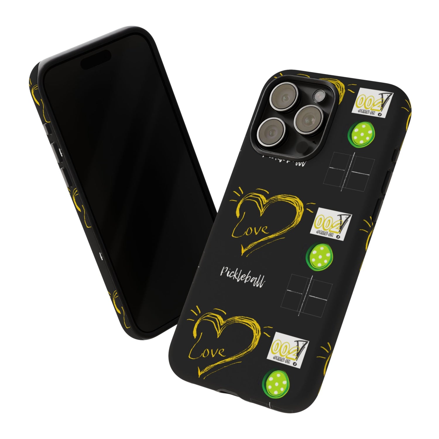 Pickleball Love Tough iPhone Case - Fun & Durable Sport Accessory