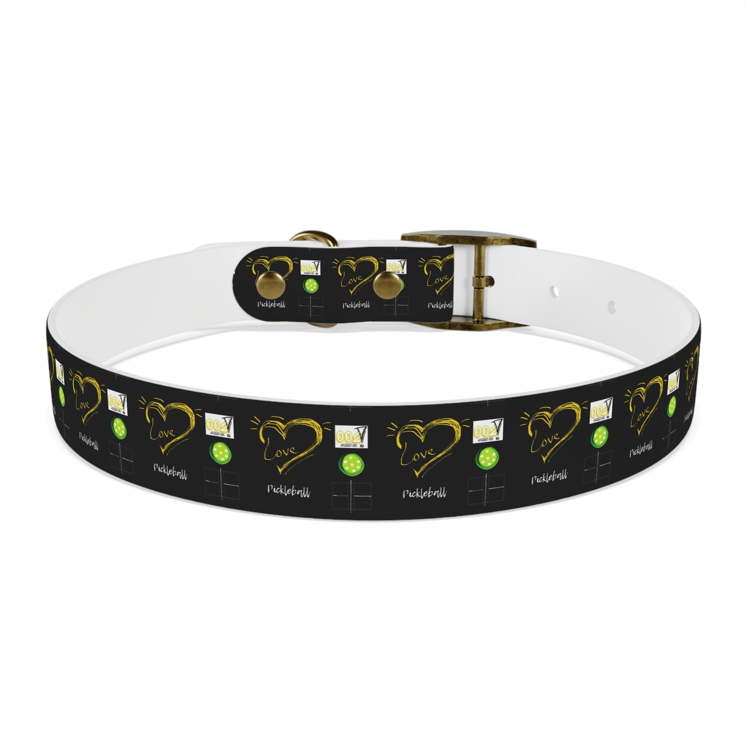 Dog Collar - Pickleball Love Unique Stand Out Design - Perfect for Pet Owners