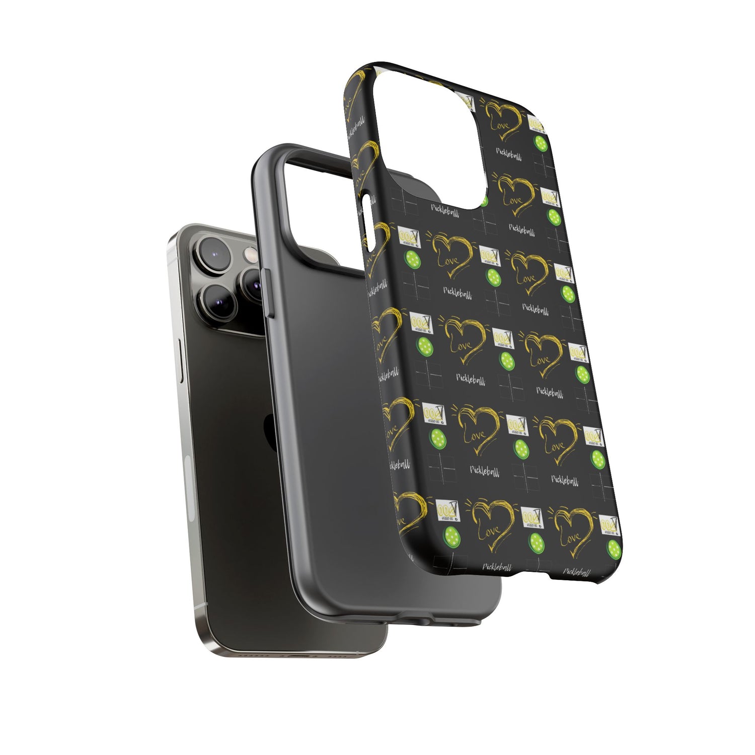 Pickleball Love Tough iPhone Case - Fun & Durable Sport Accessory