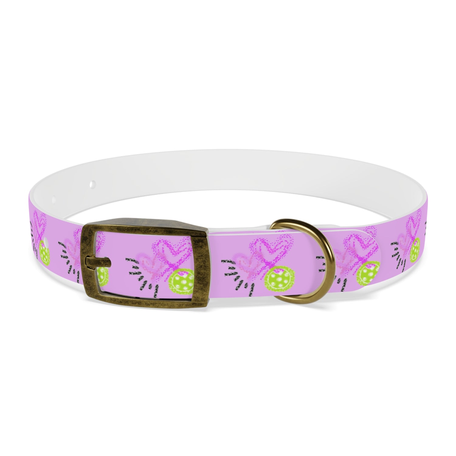 Dog Collar - Pickleball Love Unique Stand Out Design - Perfect for Pet Owners
