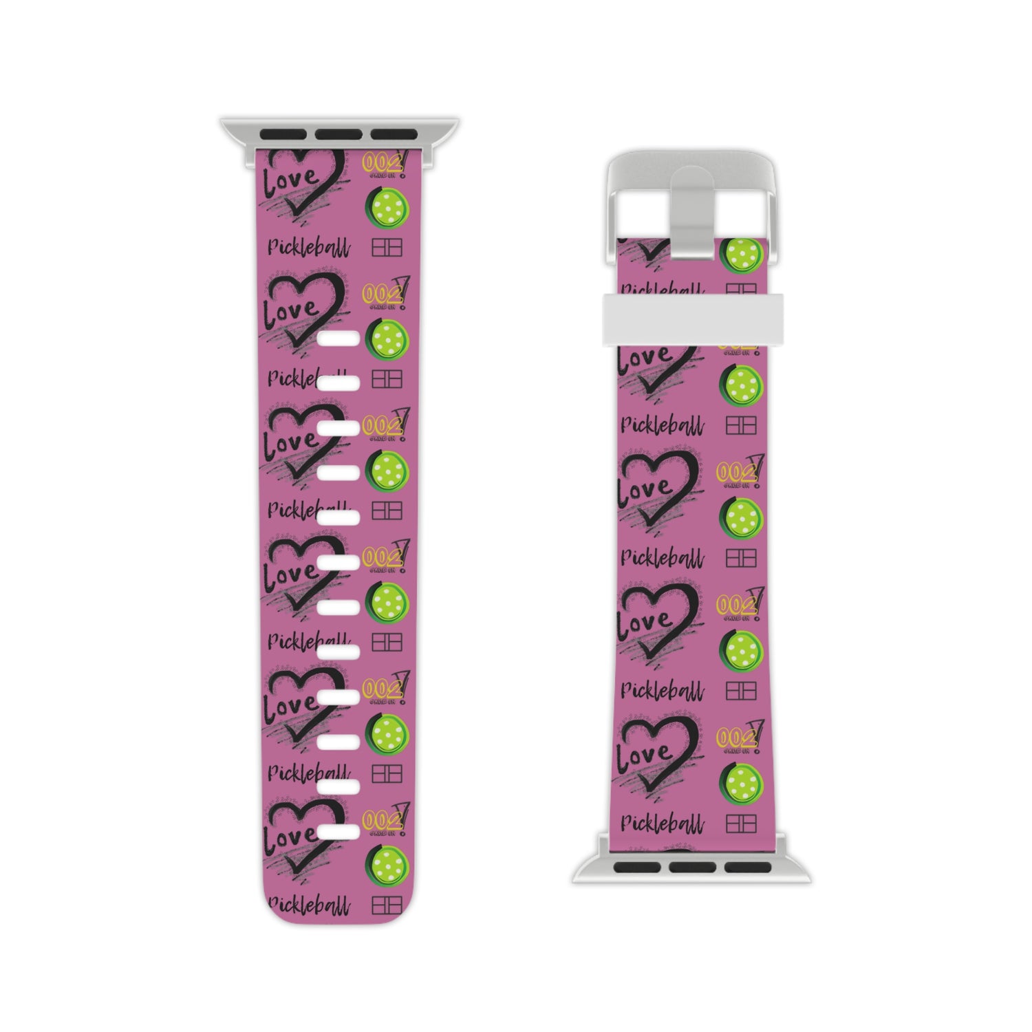 Pickleball Watch Band - LOVE Pickleball Design
