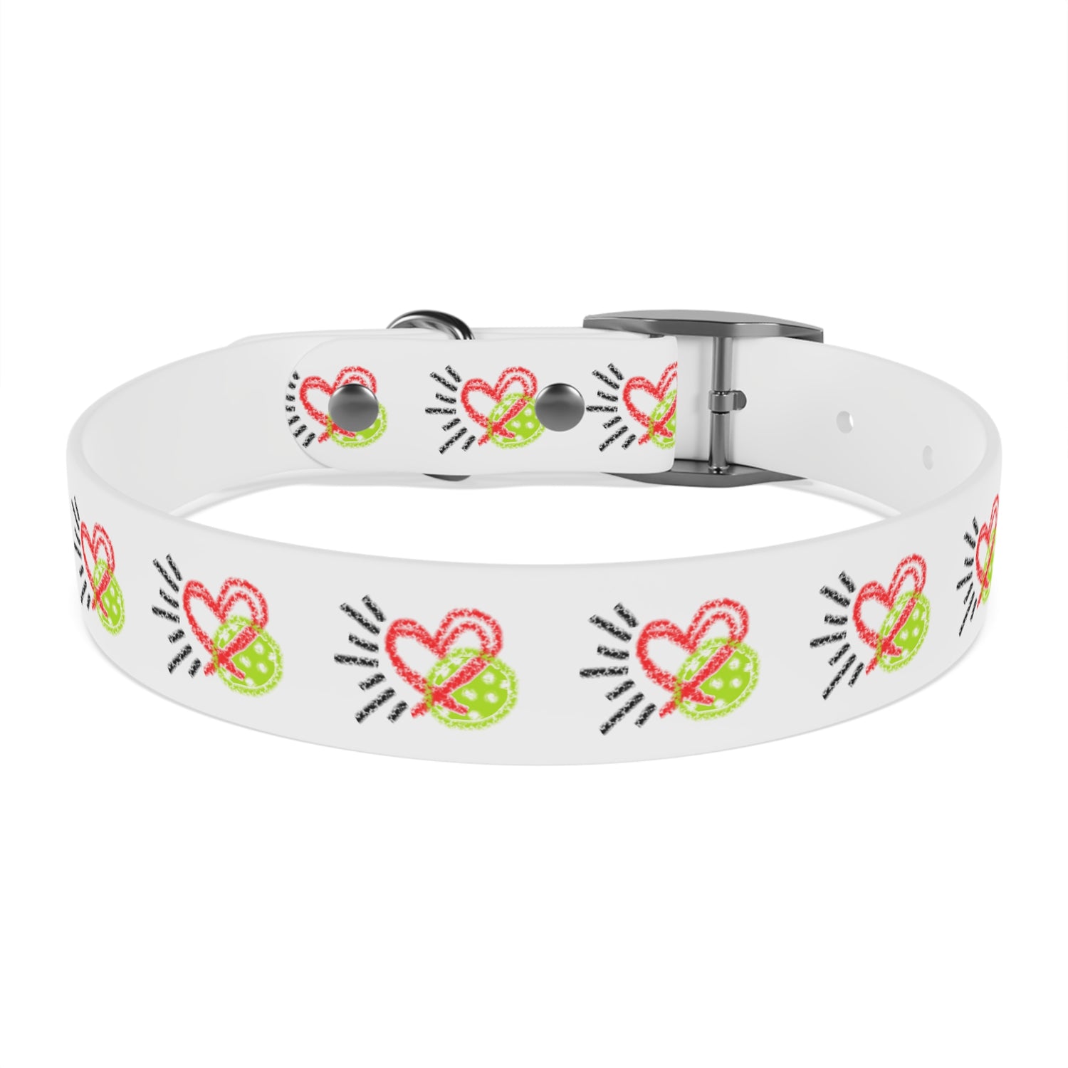 Dog Collar - Pickleball Love Unique Stand Out Design - Perfect for Pet Owners