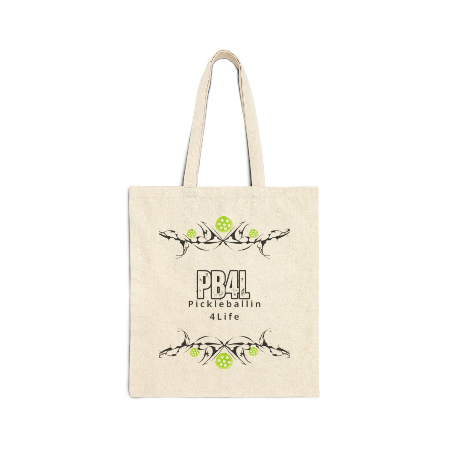 Pickleball Tote Bag - 'PB4L - Pickleballin 4Life' Design