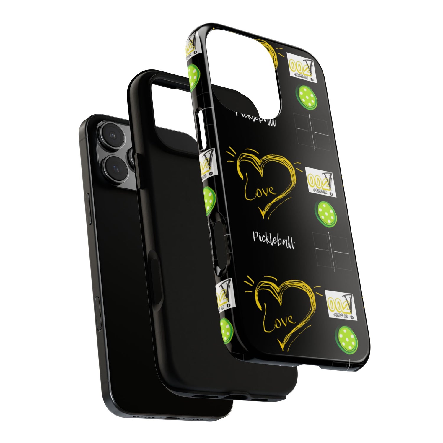 Pickleball Love Tough iPhone Case - Fun & Durable Sport Accessory