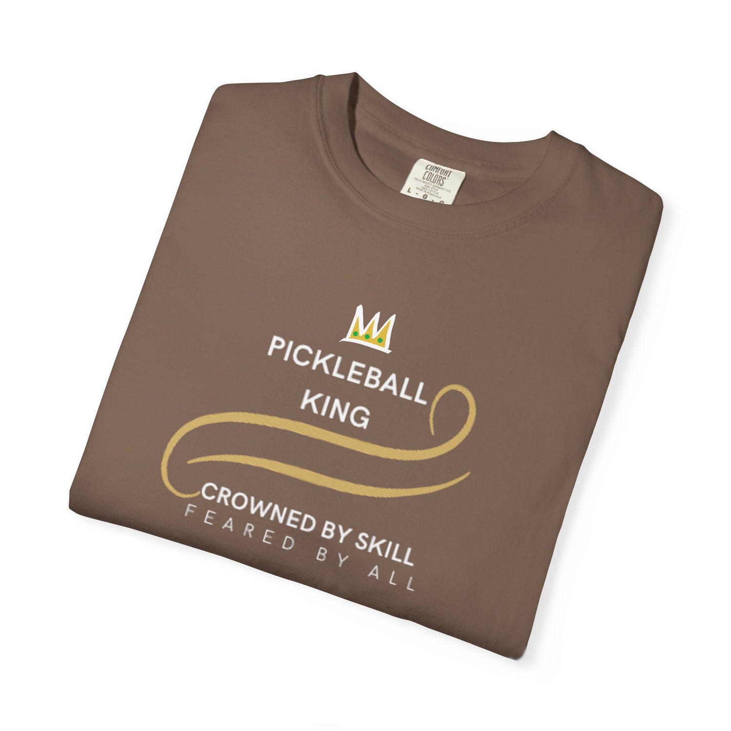 King of the Court Pickleball T-Shirt Apparel - Casual Graphic Tee for Men - Sports Lovers