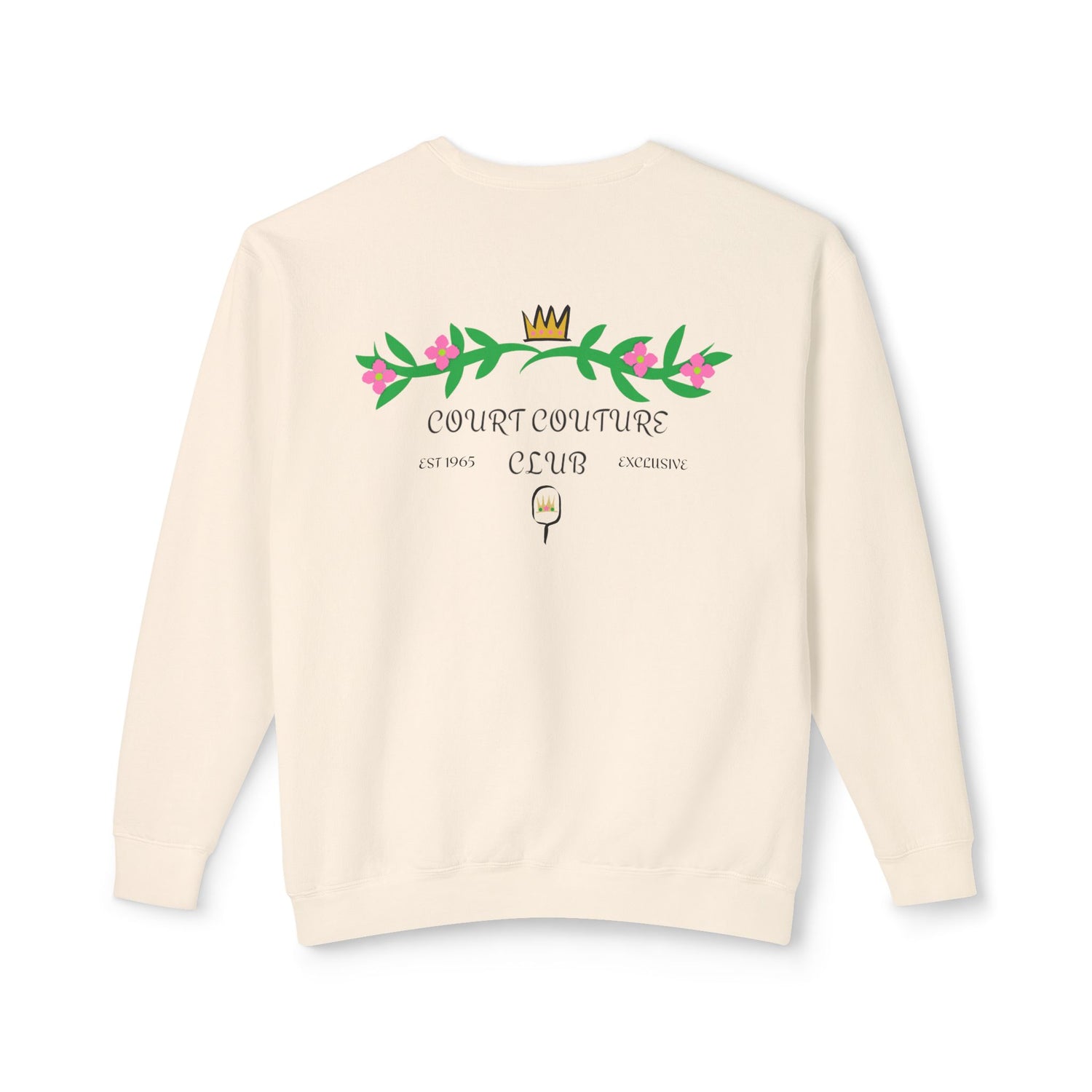 Pickleball Women's Lightweight Sweatshirt - Court Couture Club Design