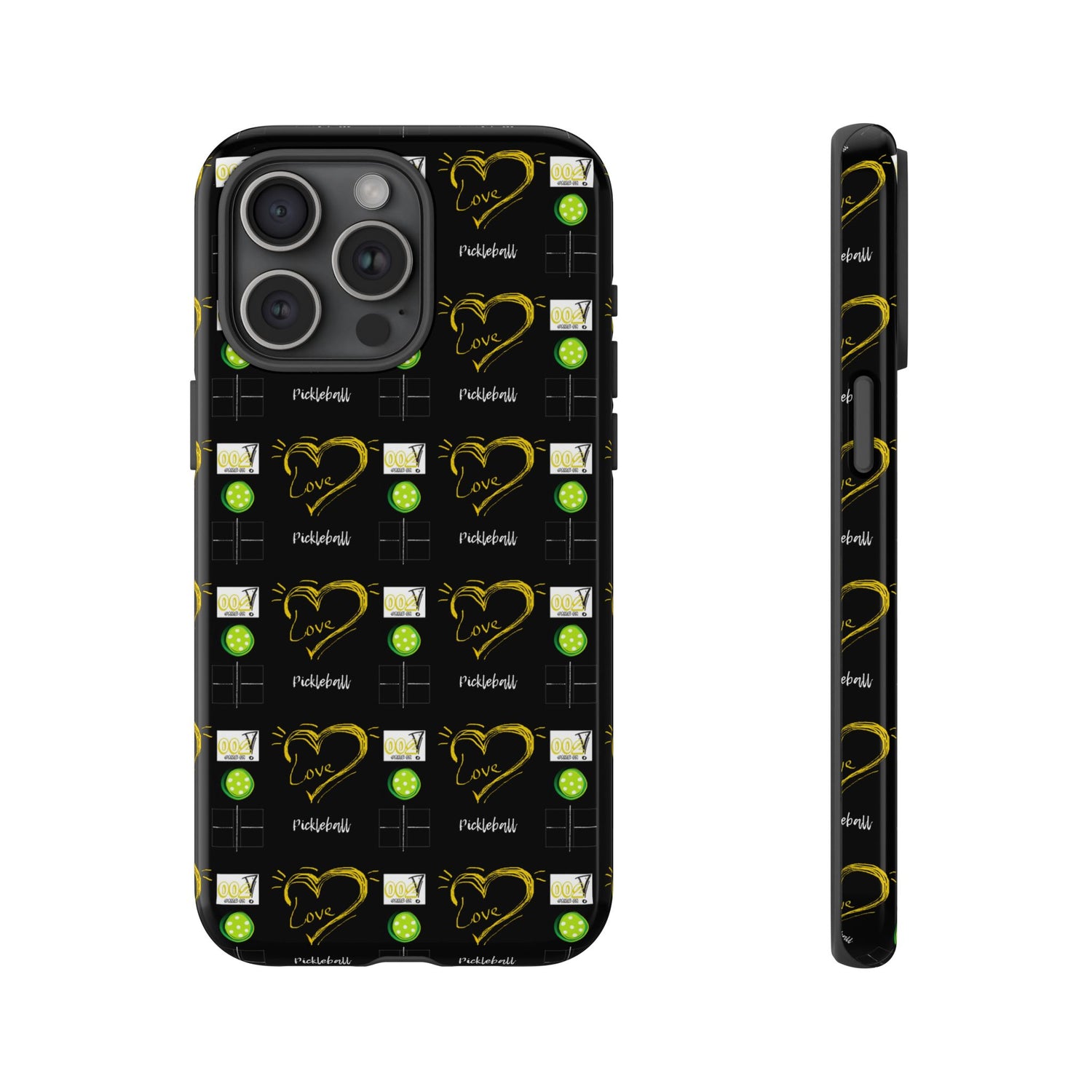 Pickleball Love Tough iPhone Case - Fun & Durable Sport Accessory