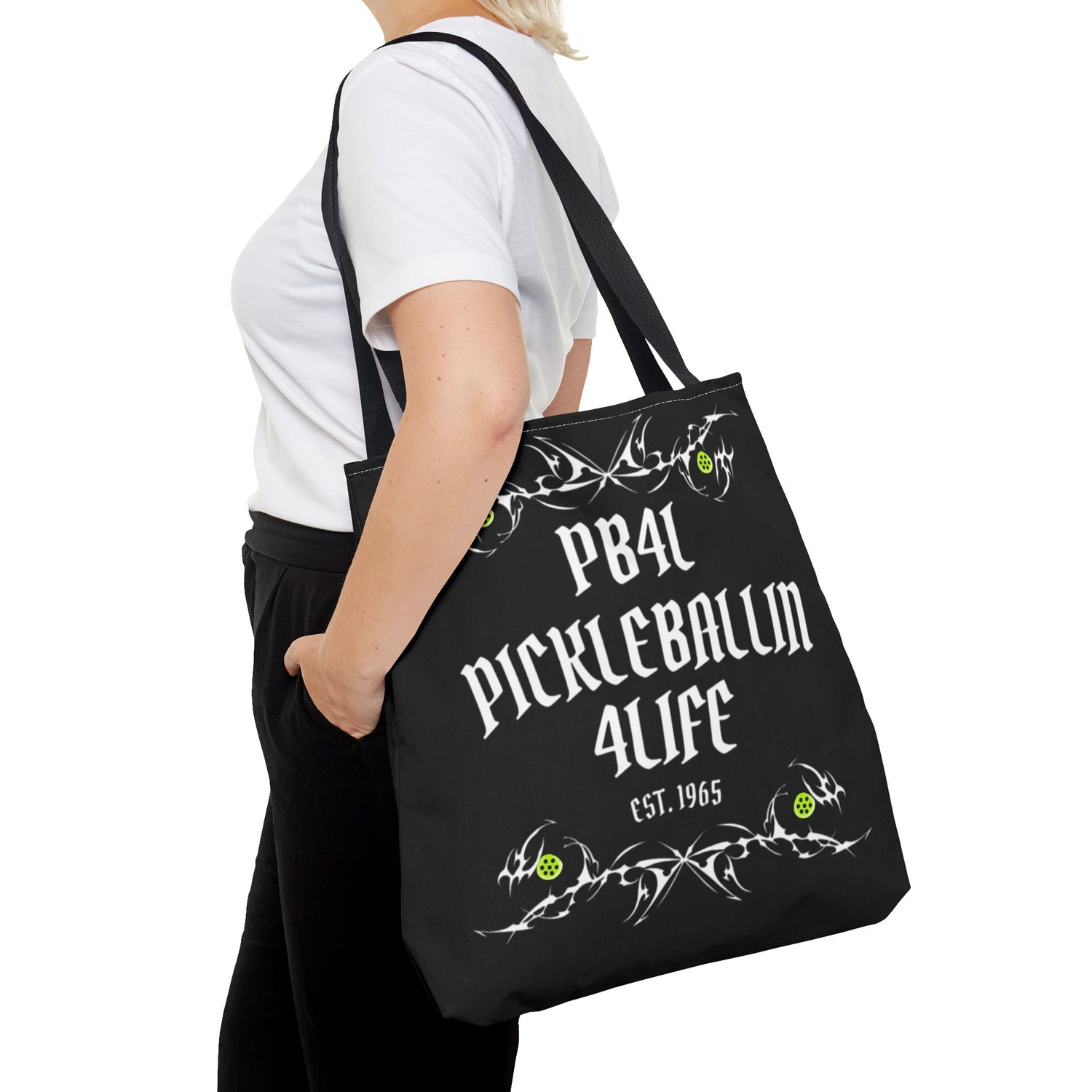 Pickleball Tote Bag - 'PB4L' Design for Enthusiasts and Players