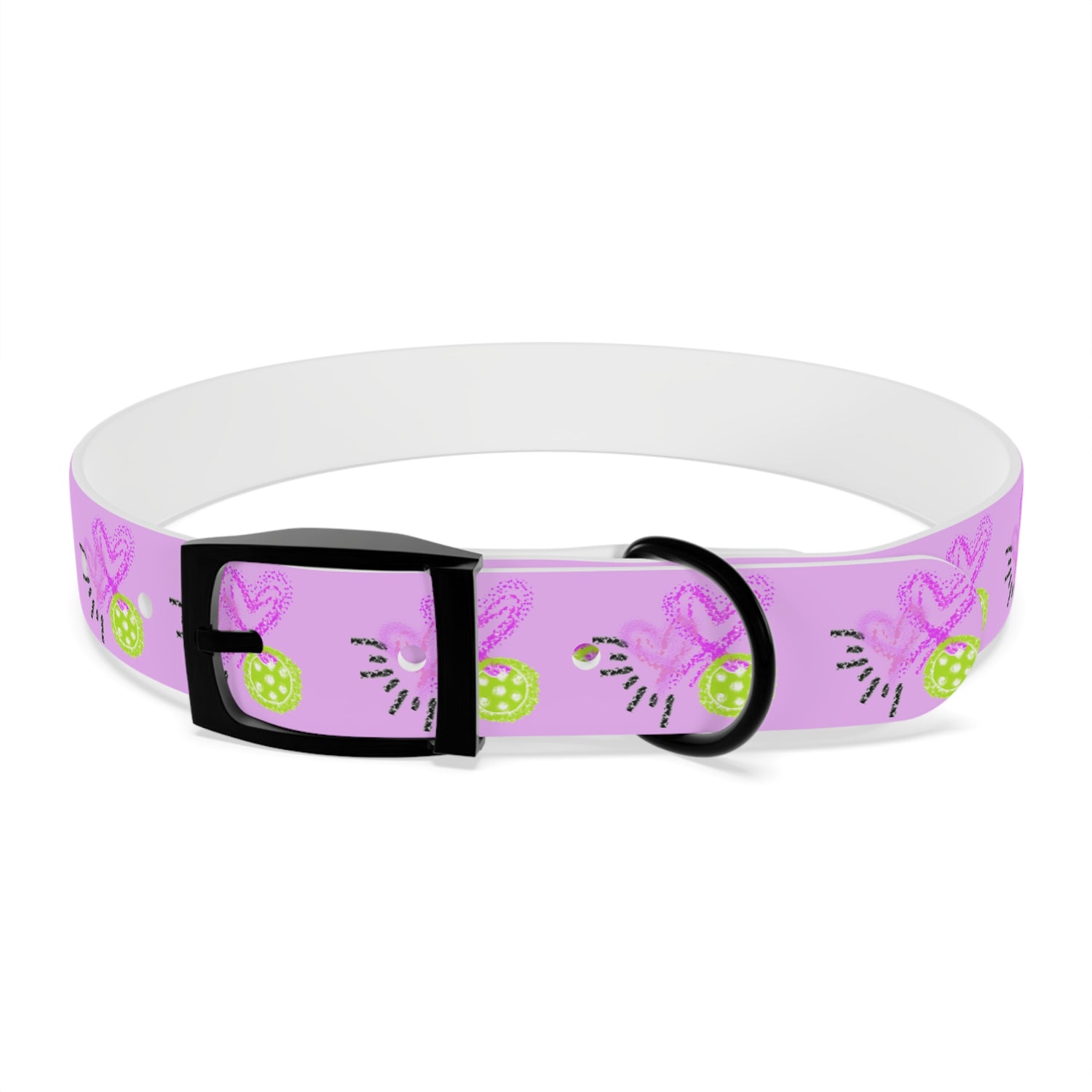 Dog Collar - Pickleball Love Unique Stand Out Design - Perfect for Pet Owners