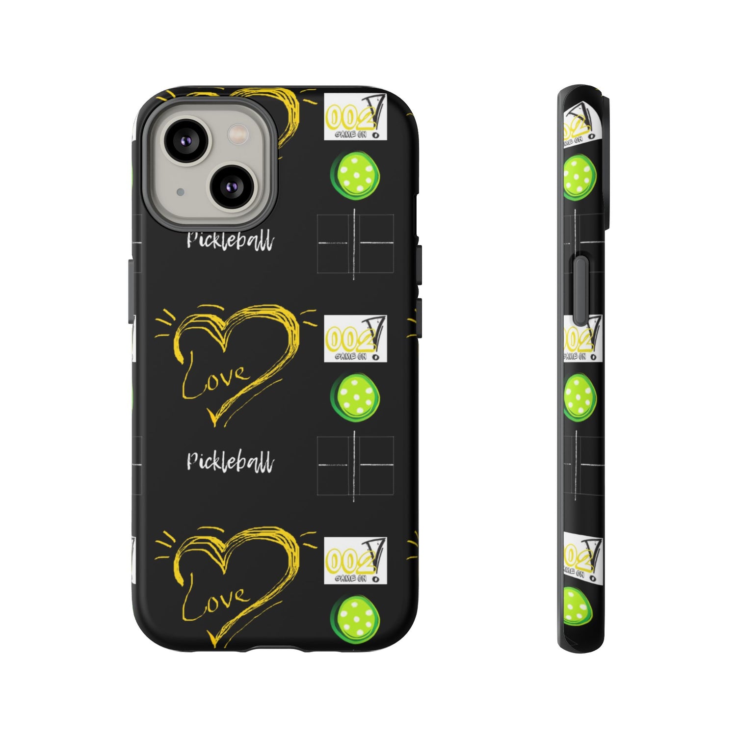 Pickleball Love Tough iPhone Case - Fun & Durable Sport Accessory