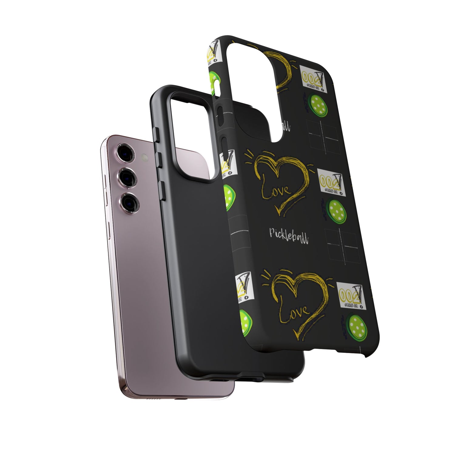 Pickleball Love Tough Android Samsung Phone Case - Fun & Durable Sport Accessory