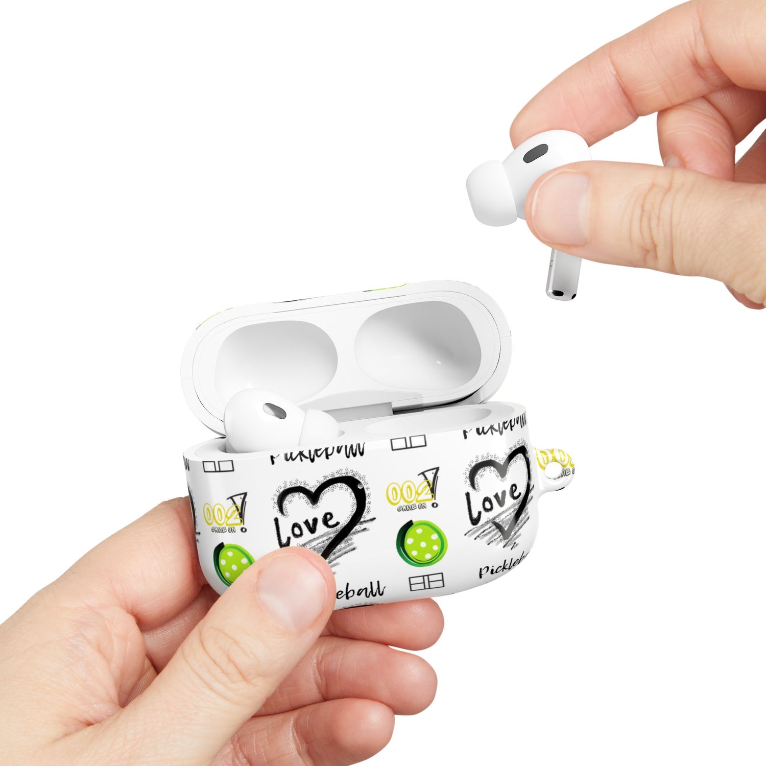 AirPod Cases - Pickleball Enthusiast Gift with Unique LOVE Design