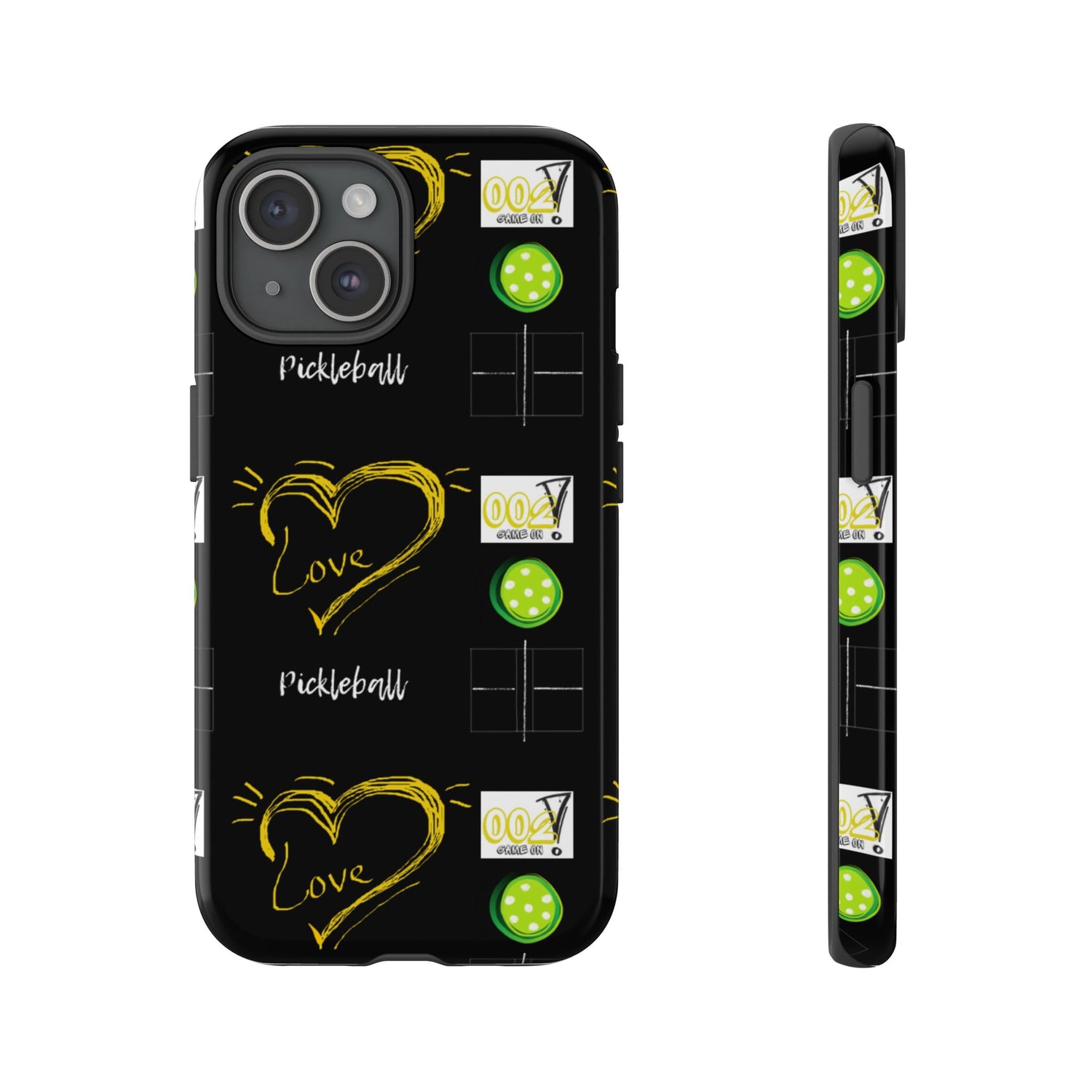 Pickleball Love Tough iPhone Case - Fun & Durable Sport Accessory
