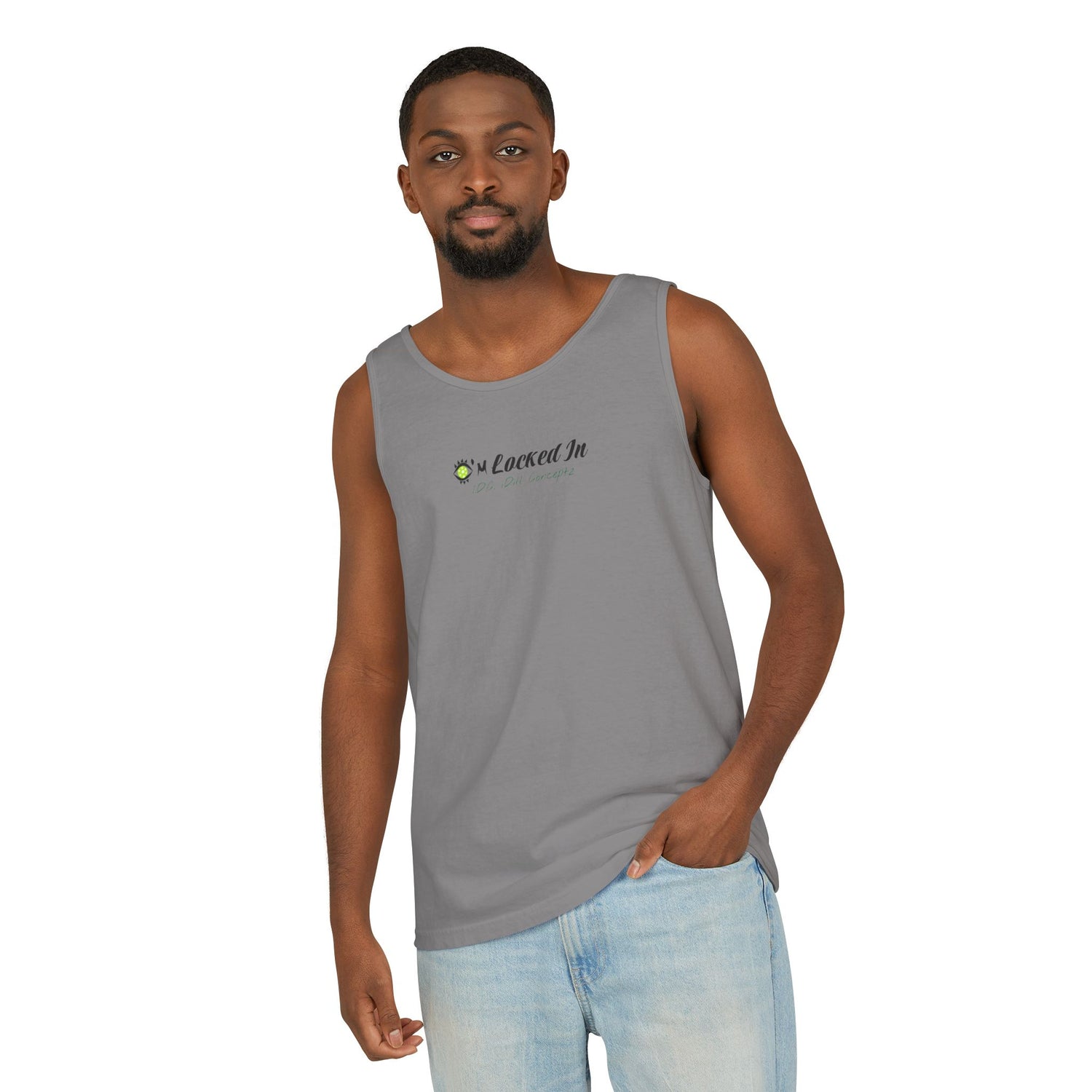 Unisex Muscle Tank Top - Pickleball I'm Locked In Design