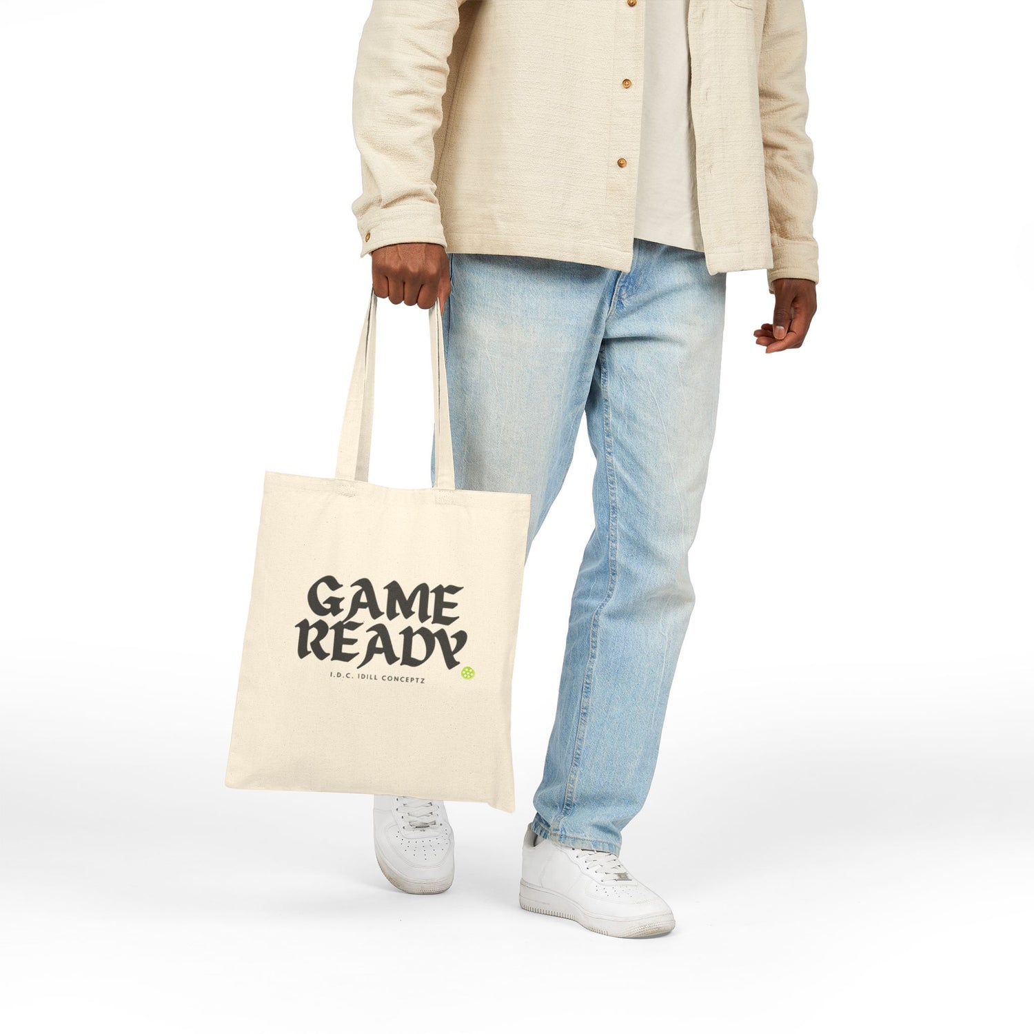 Pickleball Tote Bag - 'Game Ready' Design