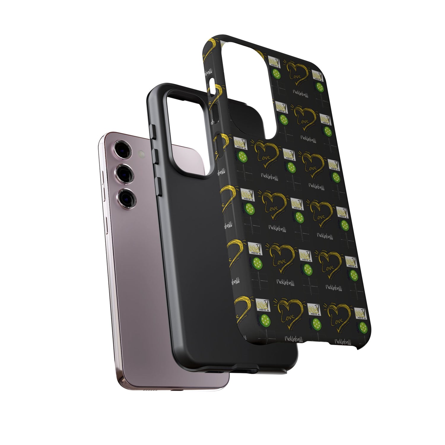 Pickleball Love Tough Android Samsung Phone Case - Fun & Durable Sport Accessory