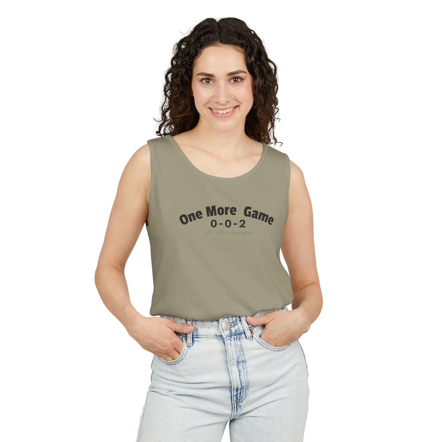 Unisex Pickleball Tank Top - 002 One More Game Design