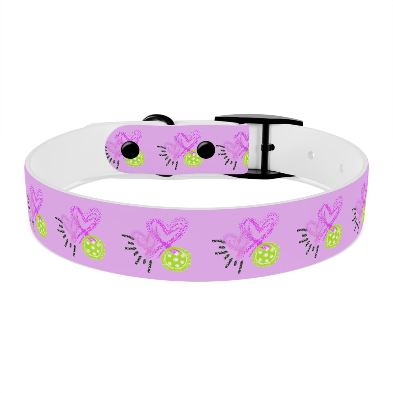 Dog Collar - Pickleball Love Unique Stand Out Design - Perfect for Pet Owners