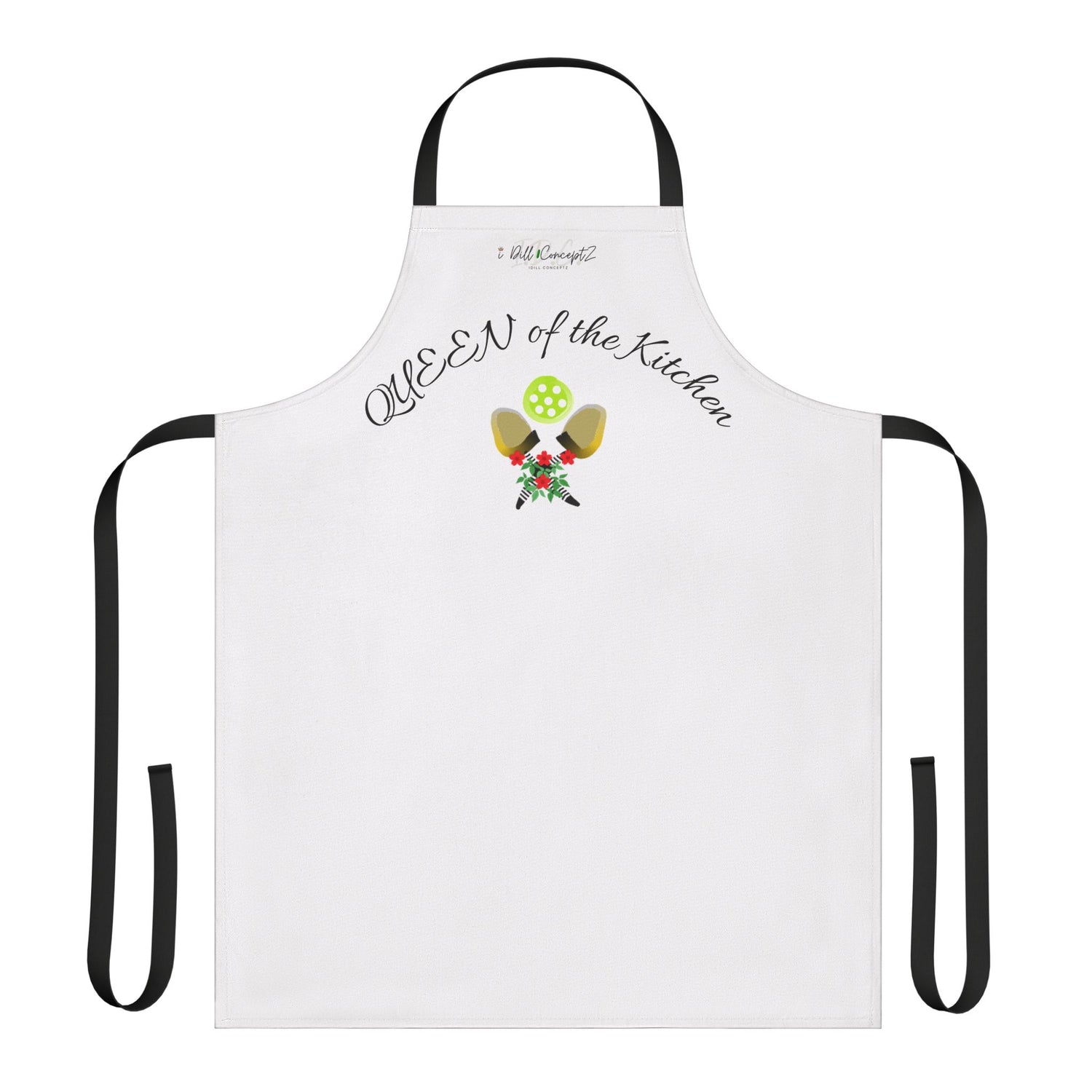Apron - Pickleball Queen of the Kitchen Design - Gift for Cooking Enthusiast