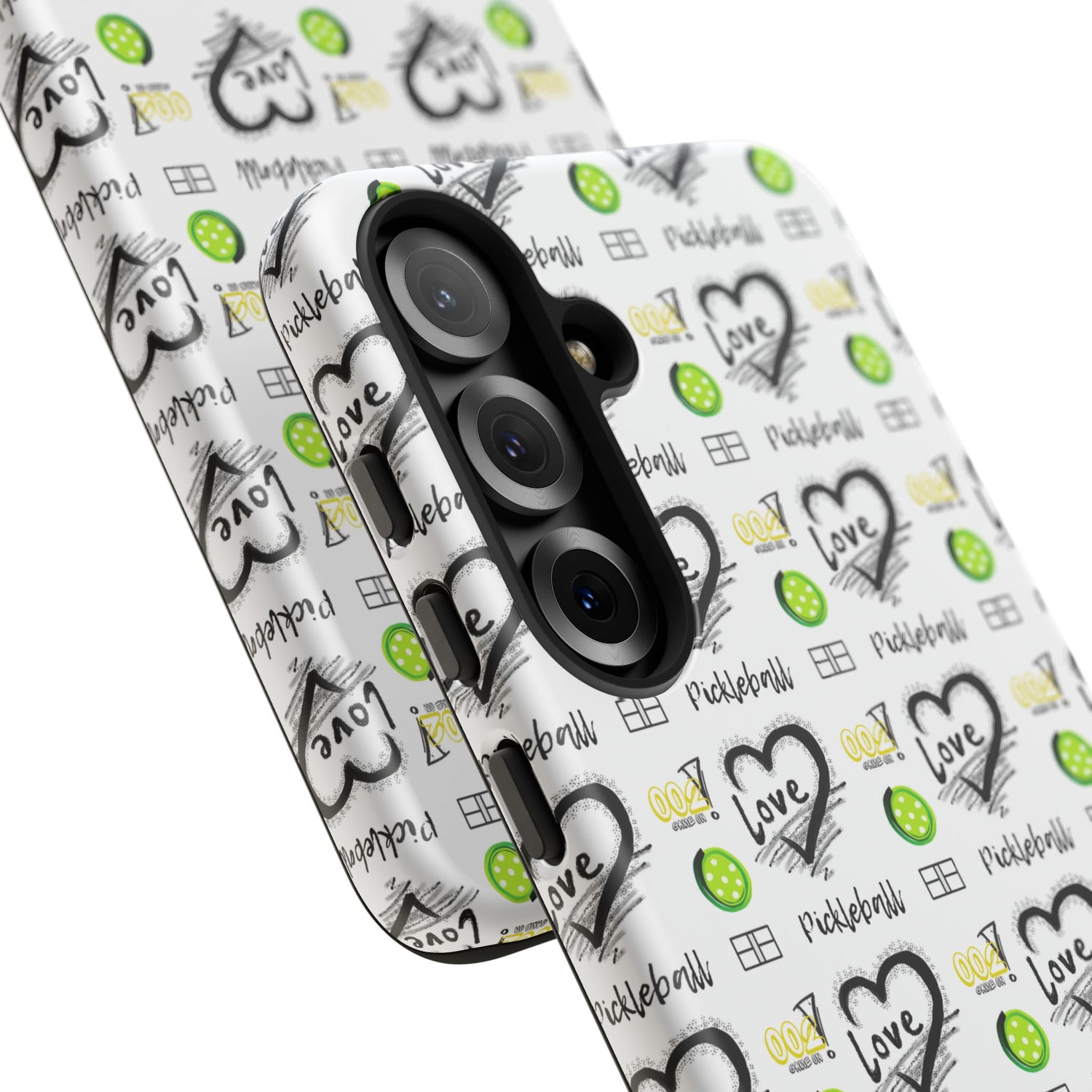 Pickleball Love Tough Android Samsung Phone Case - Fun & Durable Sport Accessory
