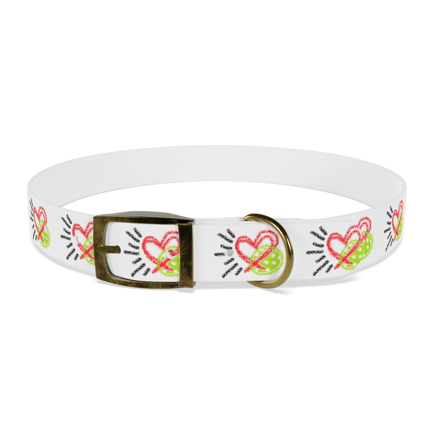 Dog Collar - Pickleball Love Unique Stand Out Design - Perfect for Pet Owners