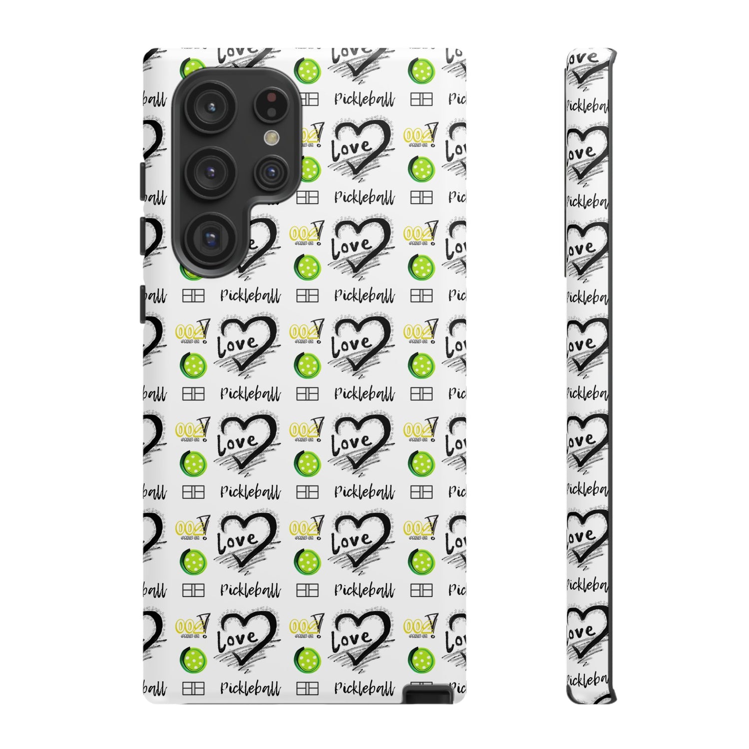 Pickleball Love Tough Android Samsung Phone Case - Fun & Durable Sport Accessory