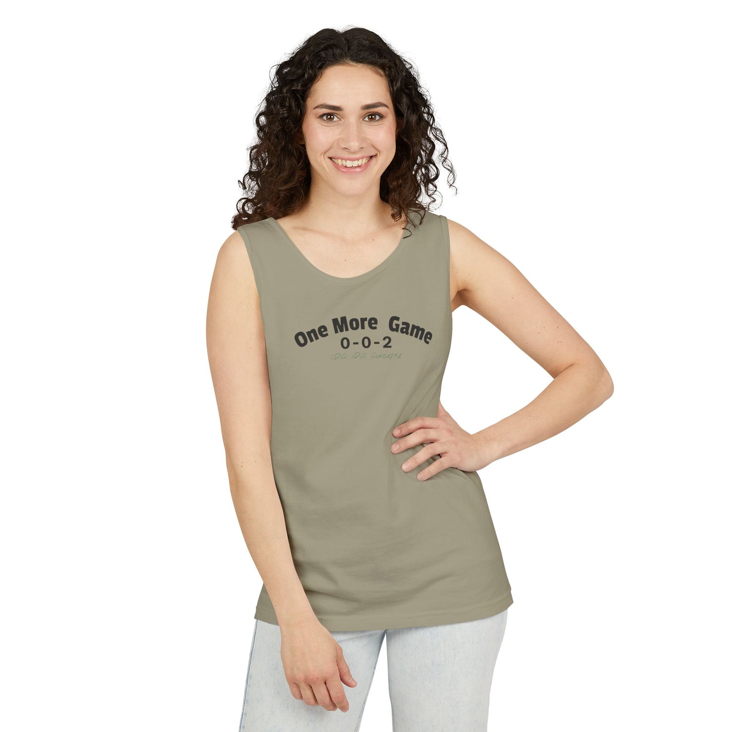Unisex Pickleball Tank Top - 002 One More Game Design