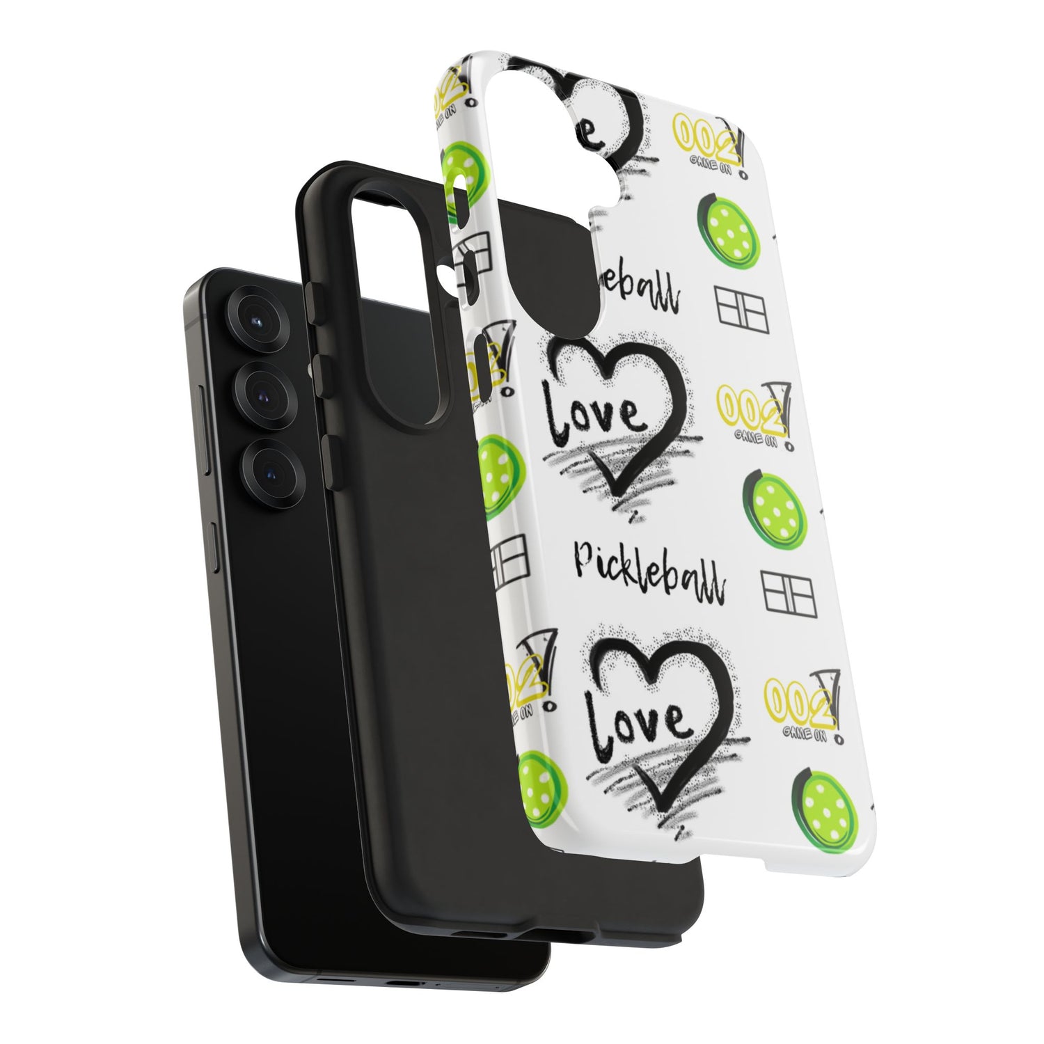 Pickleball Love Tough Android Samsung Phone Case - Fun & Durable Sport Accessory