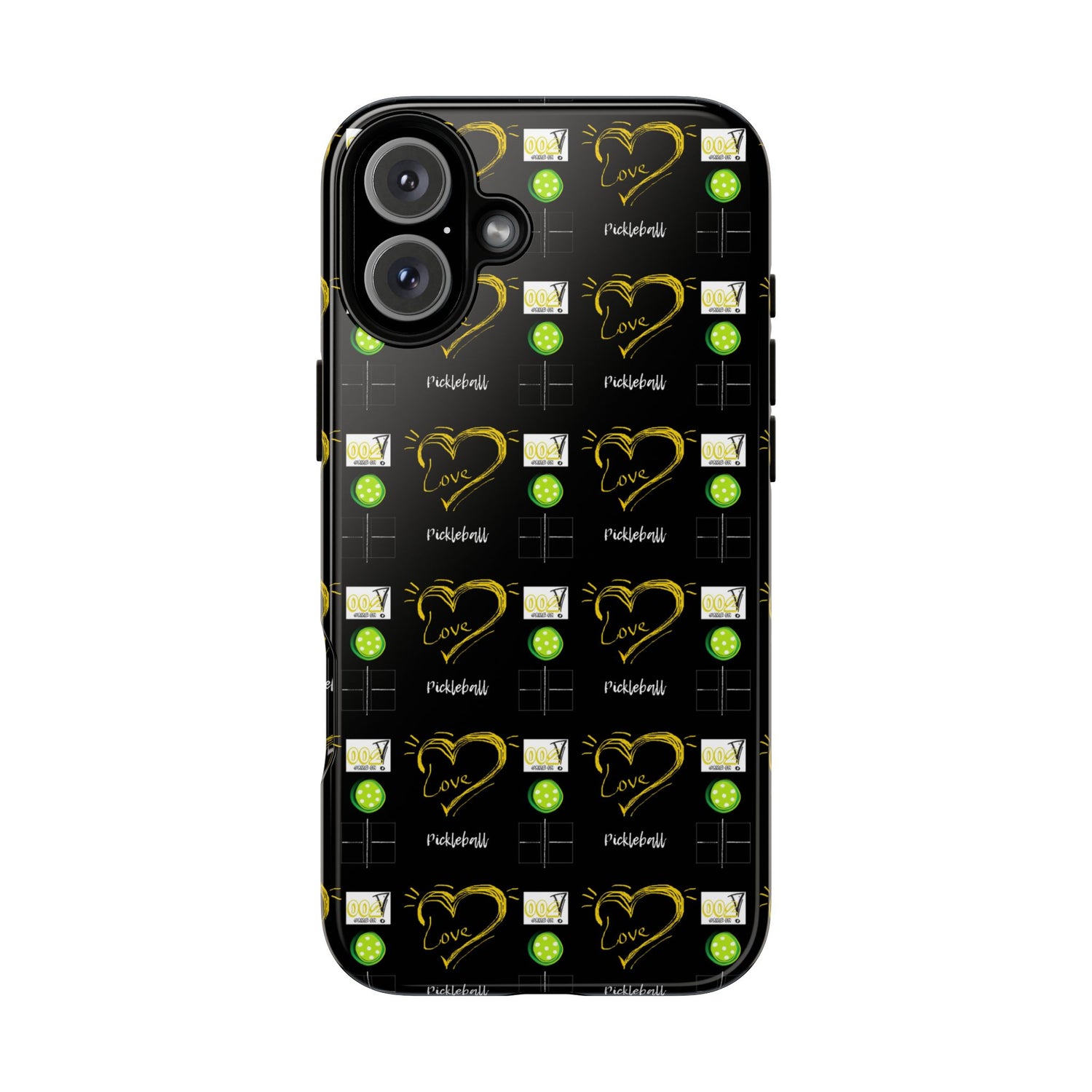 Pickleball Love Tough iPhone Case - Fun & Durable Sport Accessory