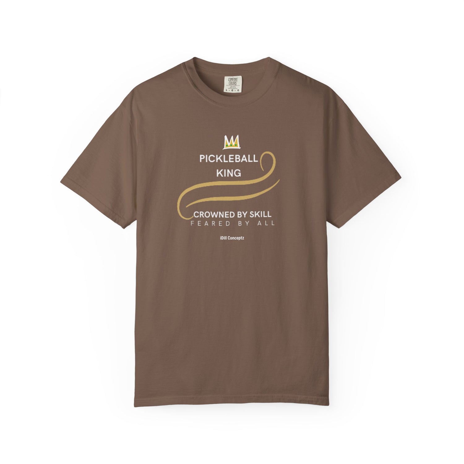 King of the Court Pickleball T-Shirt Apparel - Casual Graphic Tee for Men - Sports Lovers