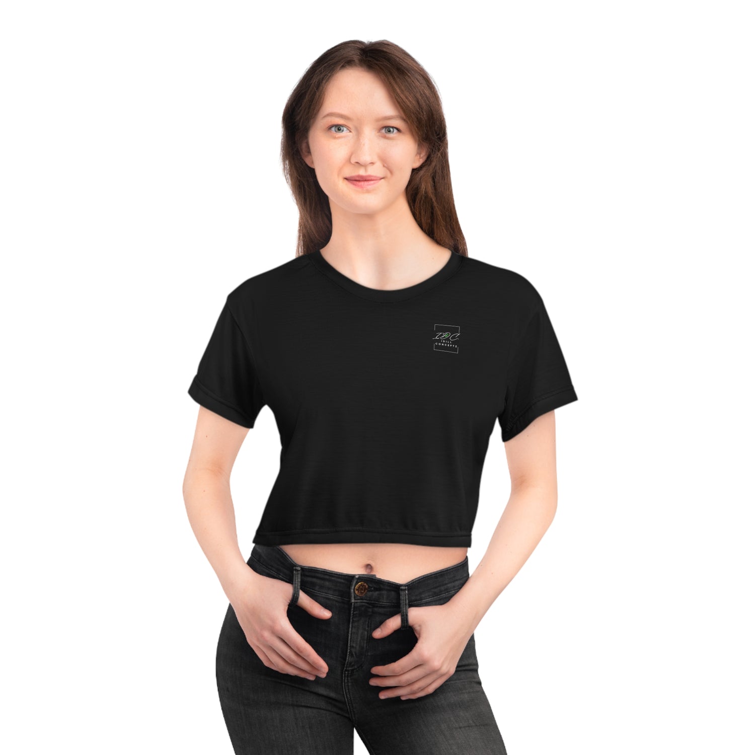 Women's Crop Top - Play 2 Win Design #2 - Women's Pickleball Apparel