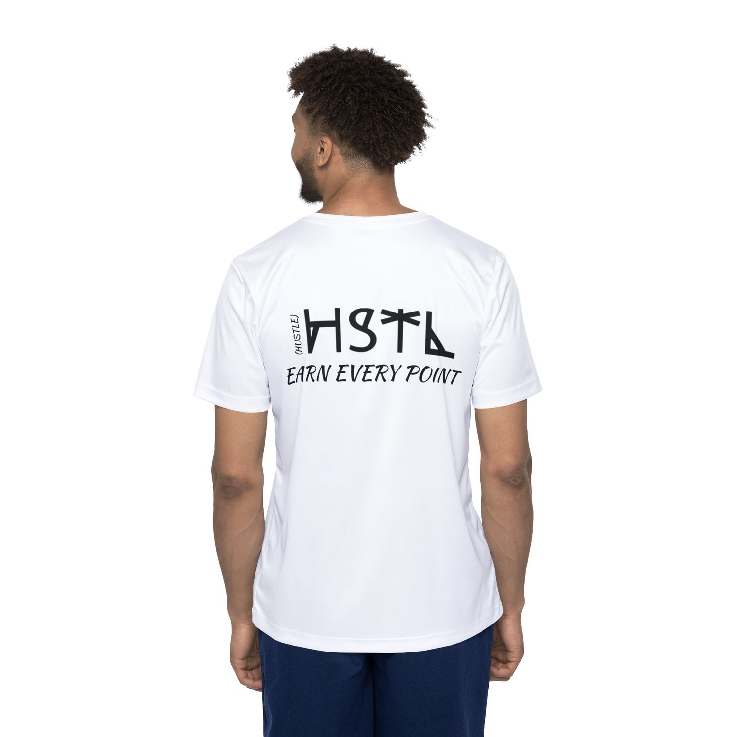 Men's Pickleball Jersey Tee - HSTL (Hustle) Design