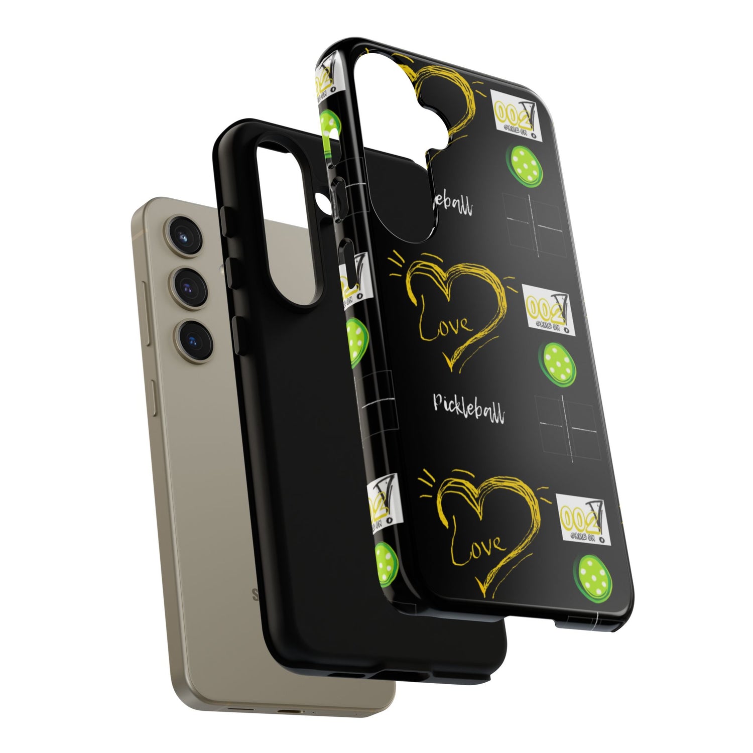 Pickleball Love Tough Android Samsung Phone Case - Fun & Durable Sport Accessory