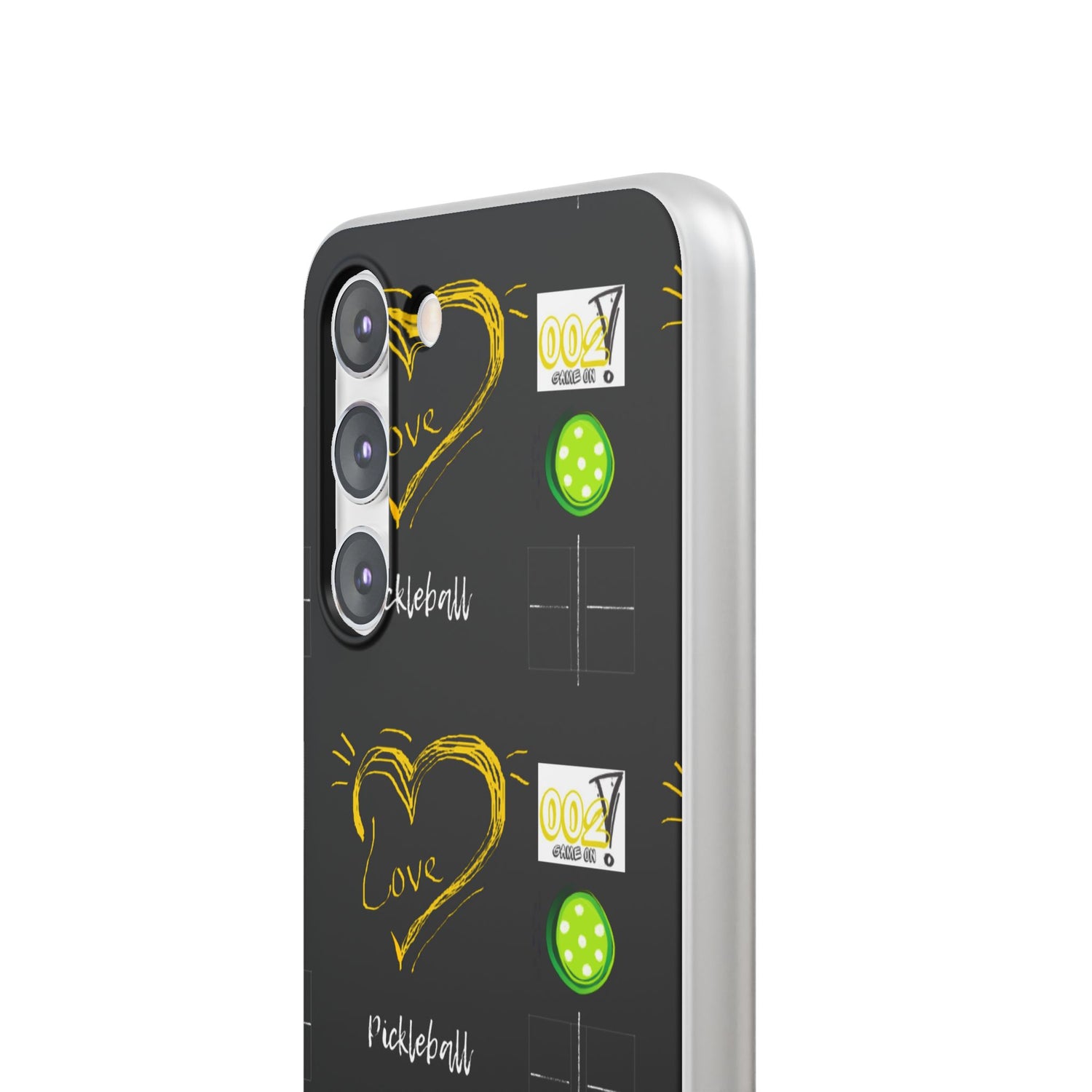 Pickleball Love Flexi Android Samsung Phone Case - Pickleball Phone Case