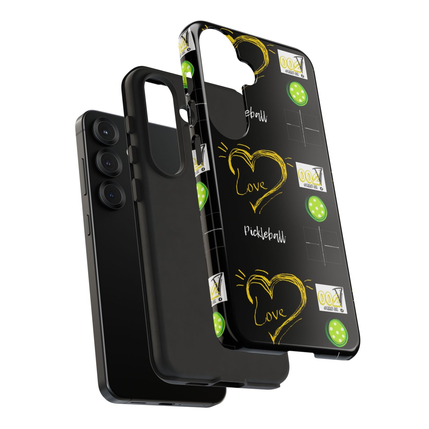 Pickleball Love Tough Android Samsung Phone Case - Fun & Durable Sport Accessory