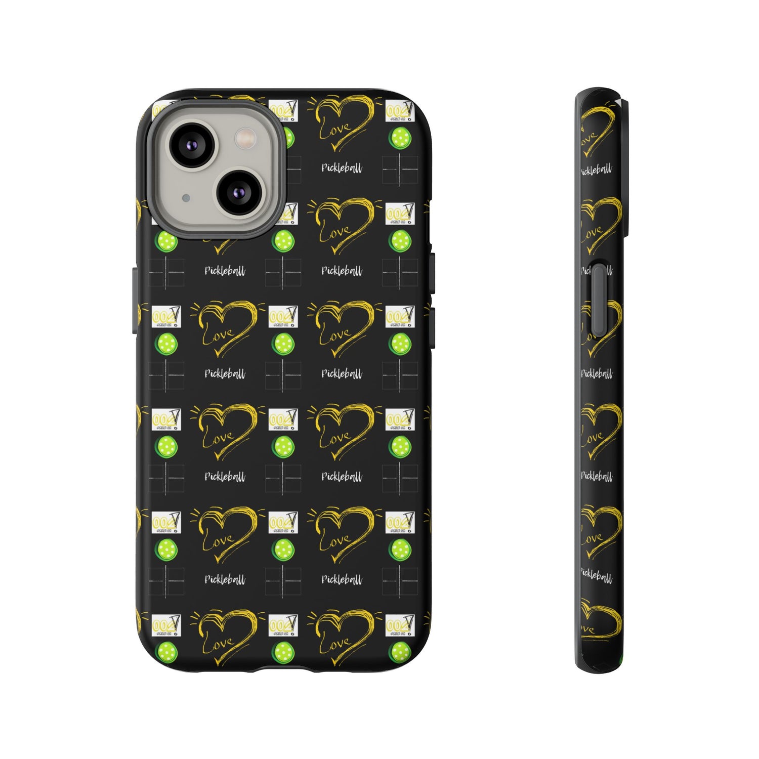 Pickleball Love Tough iPhone Case - Fun & Durable Sport Accessory