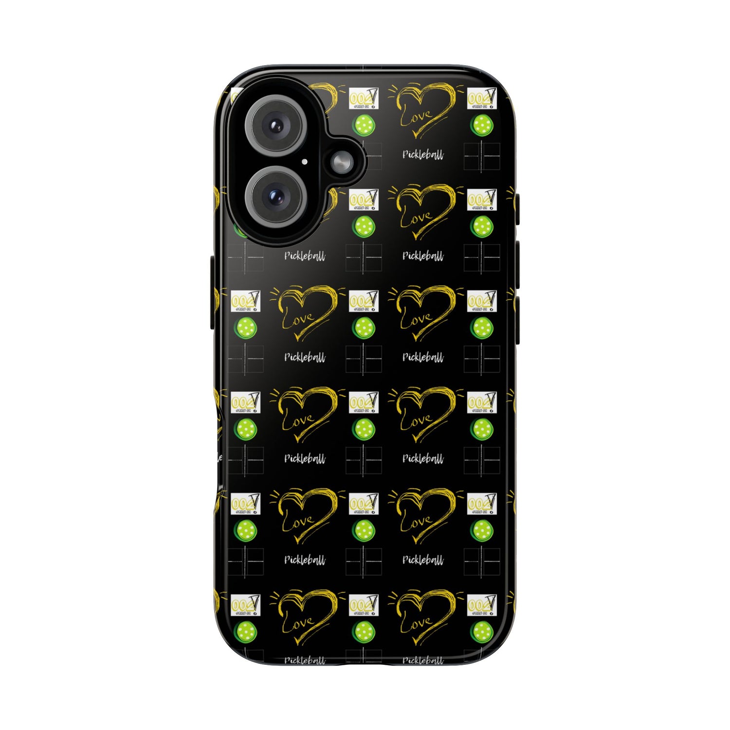 Pickleball Love Tough iPhone Case - Fun & Durable Sport Accessory