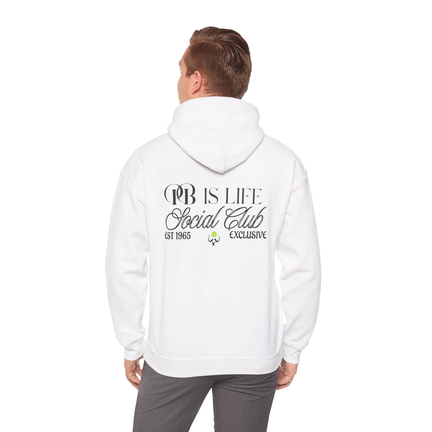 Men's Pickleball Hoodie - PB is Life Exclusive Design