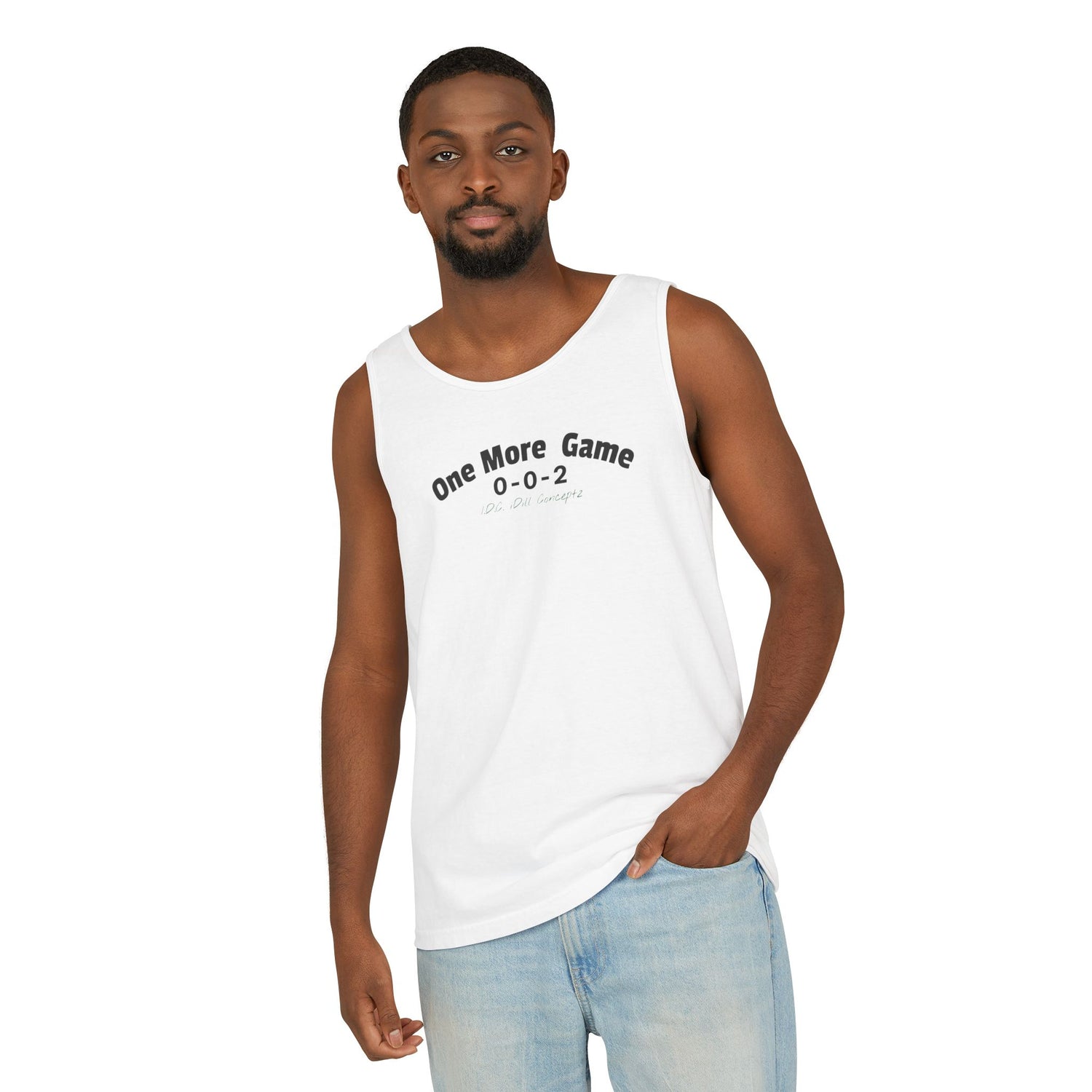 Unisex Pickleball Tank Top - 002 One More Game Design