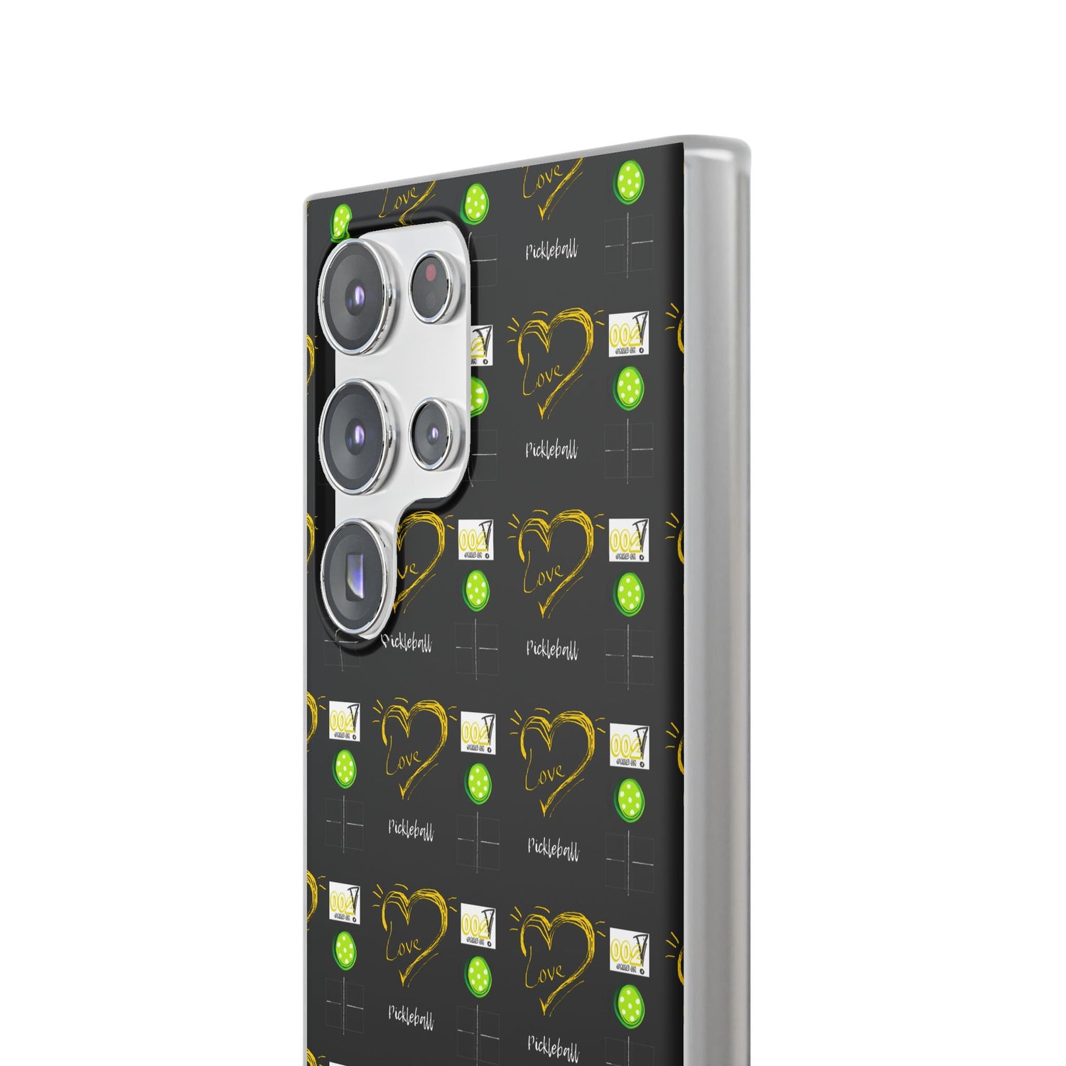 Pickleball Love Flexi Android Samsung Phone Case - Pickleball Phone Case