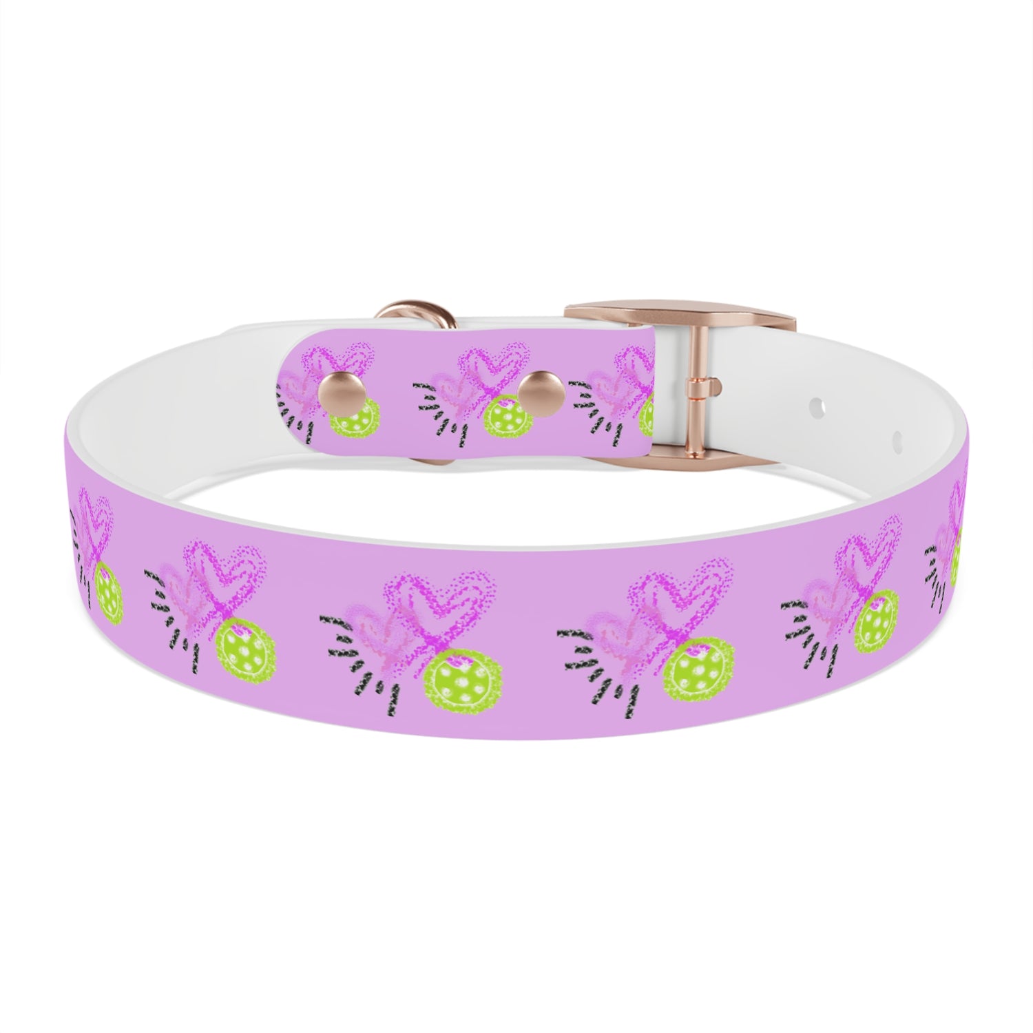 Dog Collar - Pickleball Love Unique Stand Out Design - Perfect for Pet Owners