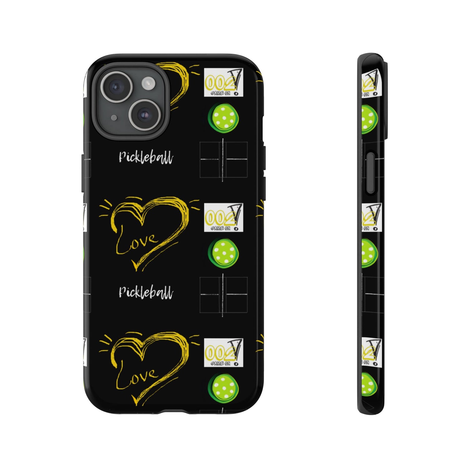 Pickleball Love Tough iPhone Case - Fun & Durable Sport Accessory