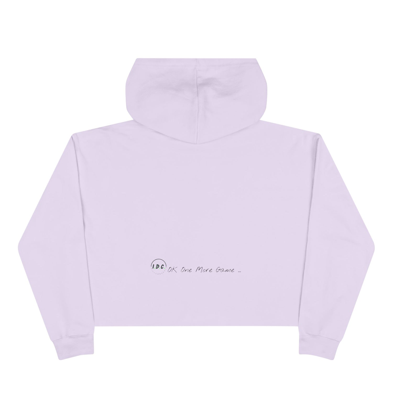 002 Pickleball Crop Hoodie - Just One More Game - Women's Cropped Hoodie