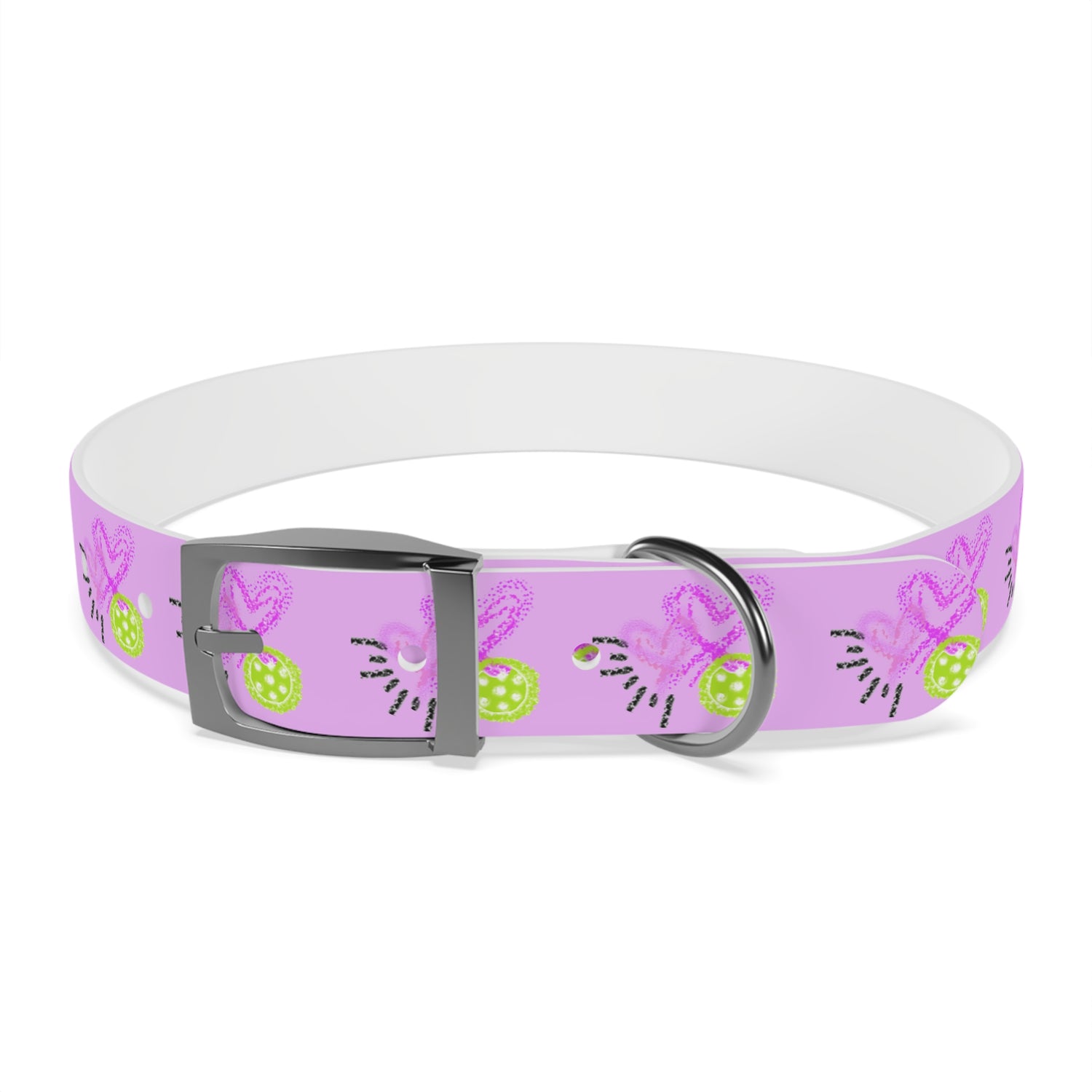 Dog Collar - Pickleball Love Unique Stand Out Design - Perfect for Pet Owners