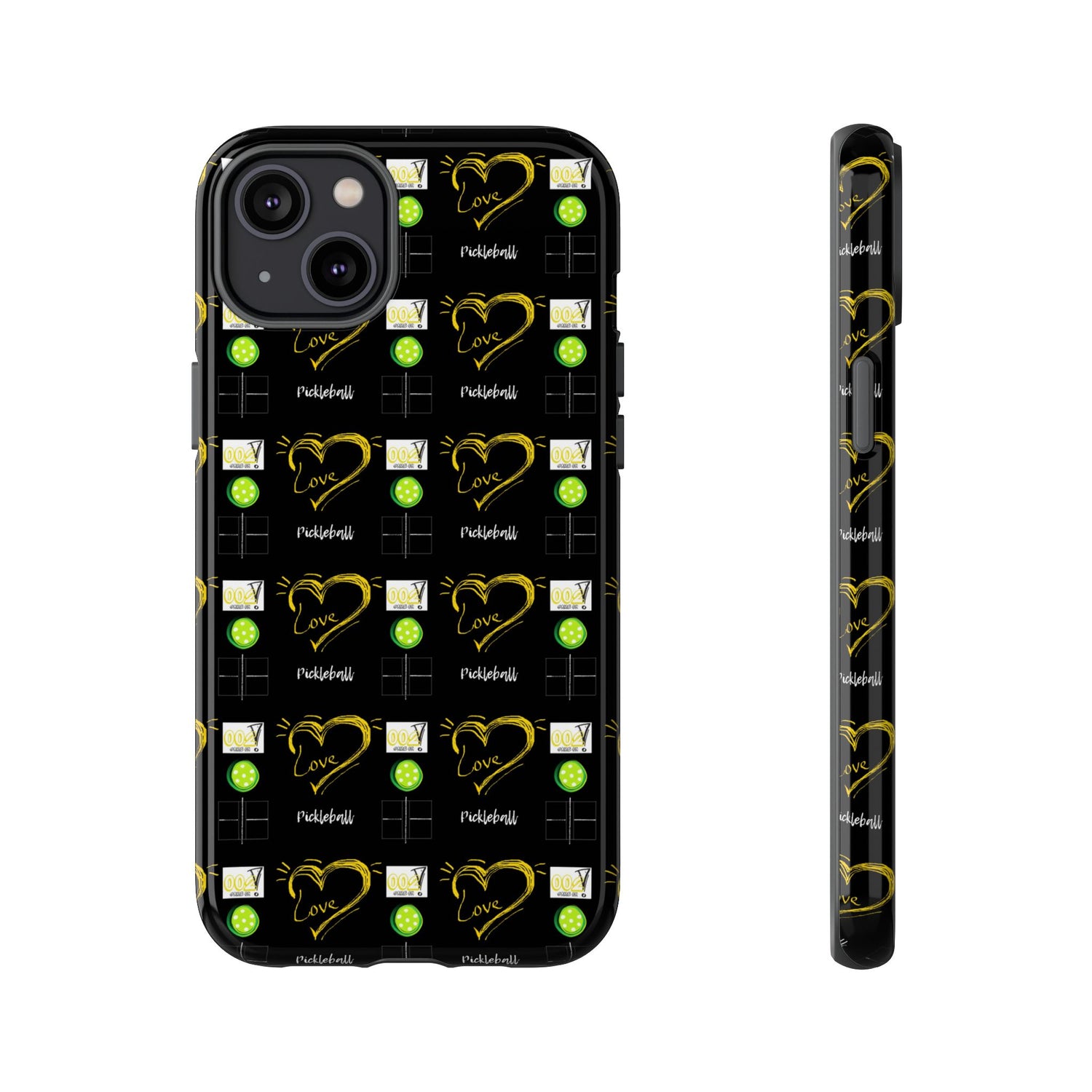 Pickleball Love Tough iPhone Case - Fun & Durable Sport Accessory
