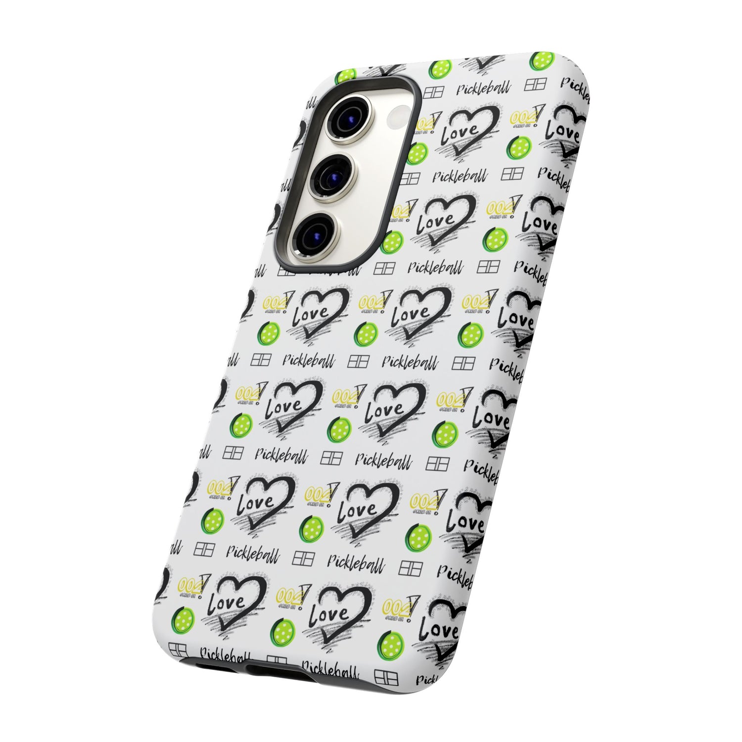 Pickleball Love Tough Android Samsung Phone Case - Fun & Durable Sport Accessory