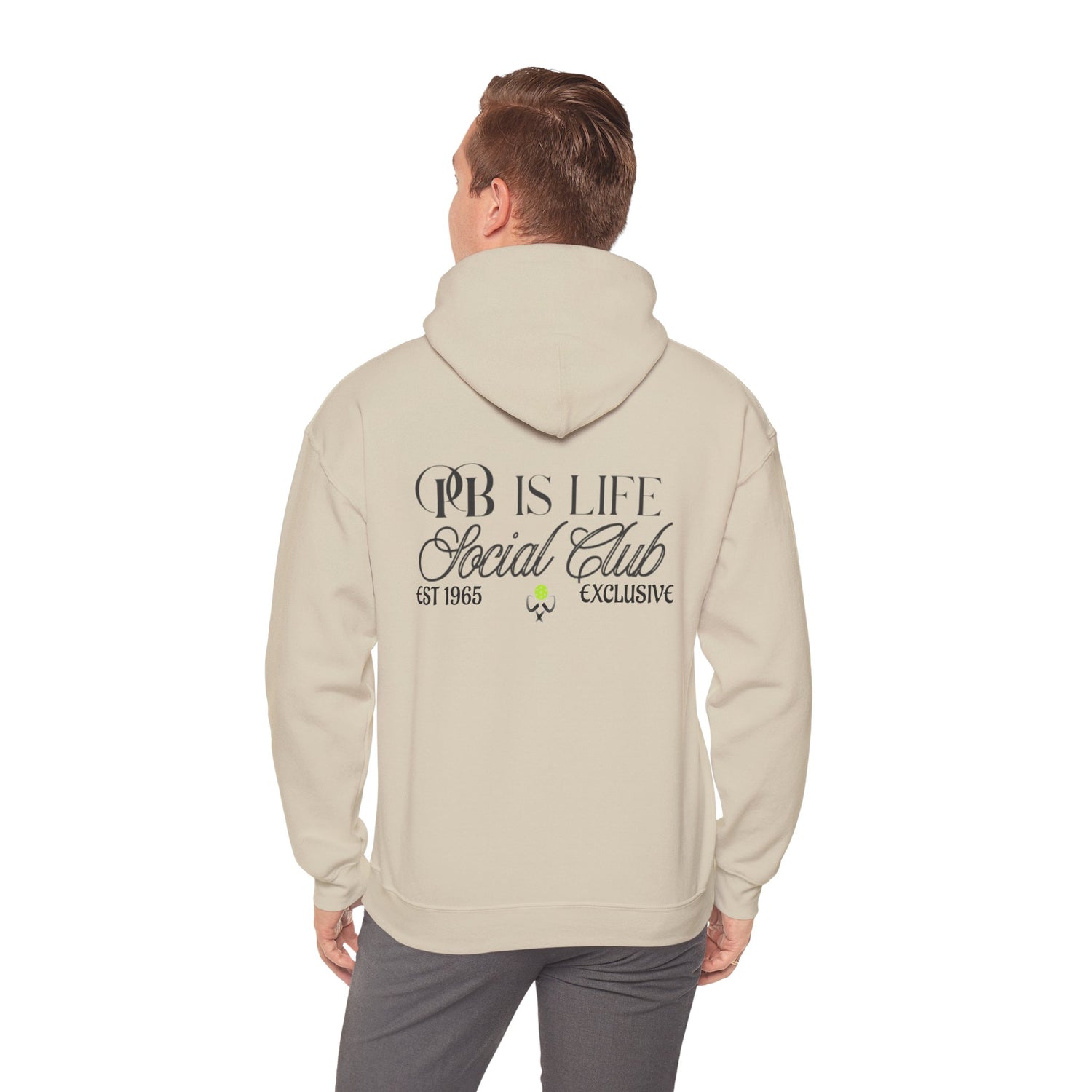 Men's Pickleball Hoodie - PB is Life Exclusive Design